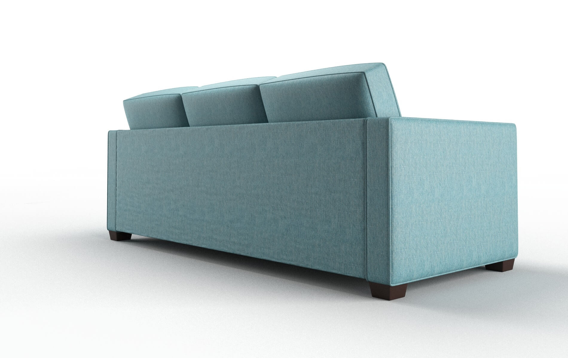Calgary Lana Peacock Sofa espresso legs 5