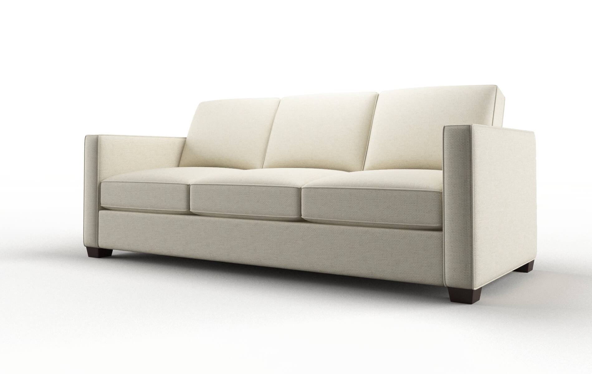 Calgary Lana Sand Sofa espresso legs 4