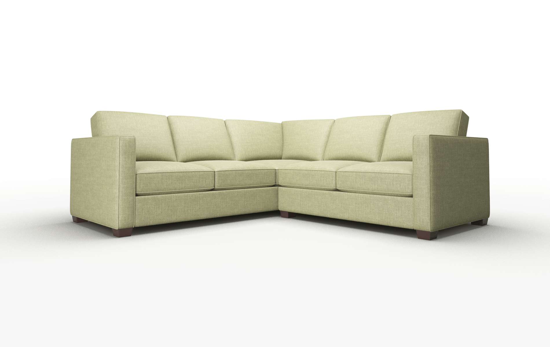 Calgary Leslie Lawn Sectional espresso legs 1