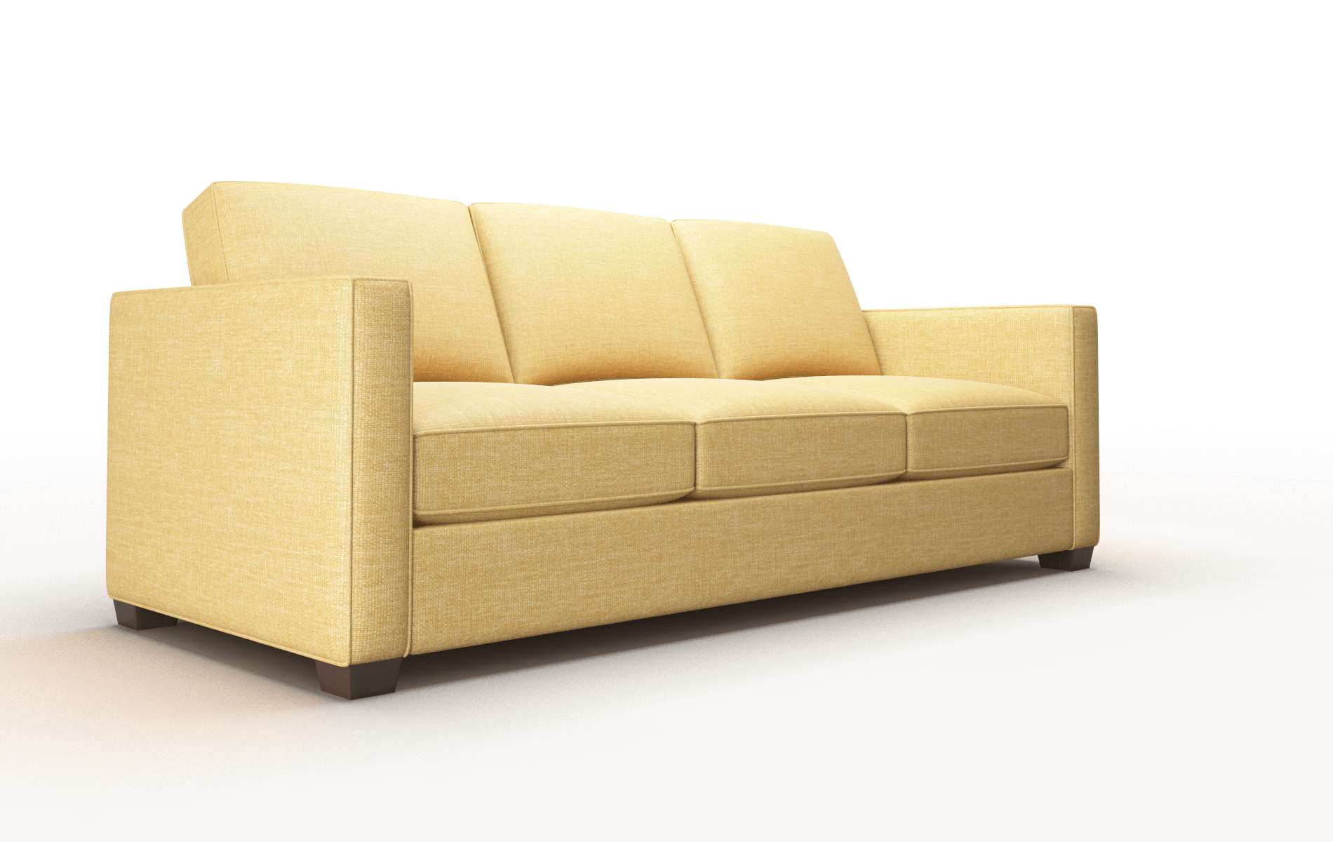 Calgary Leslie Saffron Sofa espresso legs 2