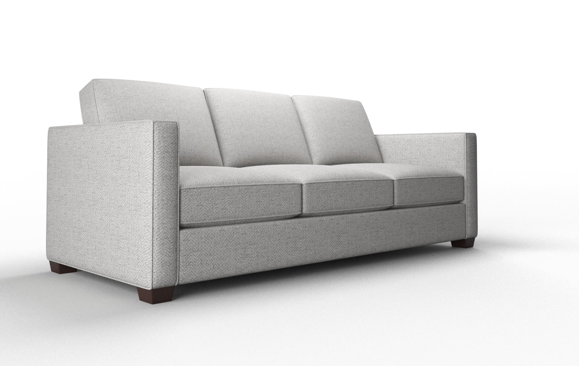Calgary Malibu Dove Sofa espresso legs 2