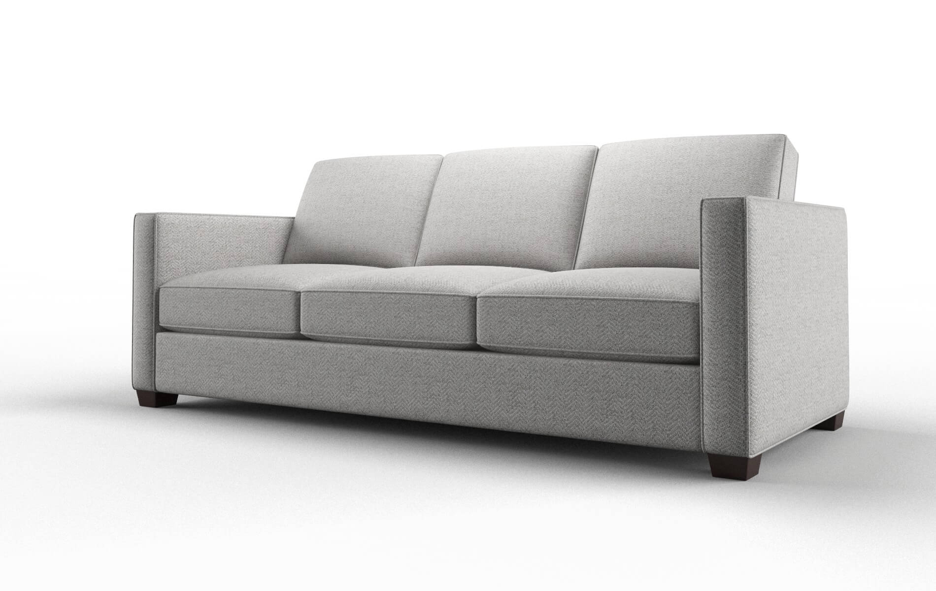 Calgary Malibu Dove Sofa espresso legs 4