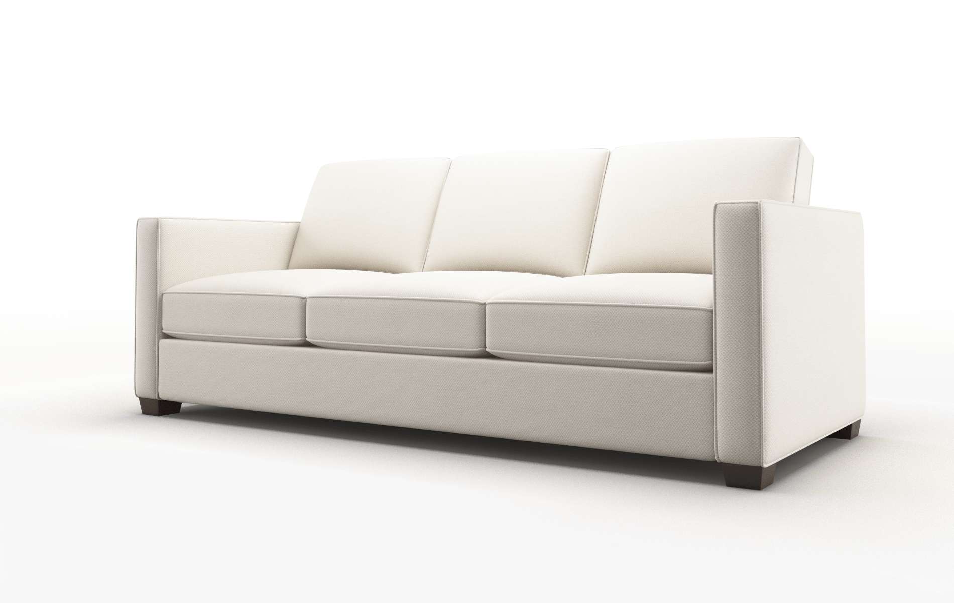 Calgary Malibu Linen Sofa espresso legs 4