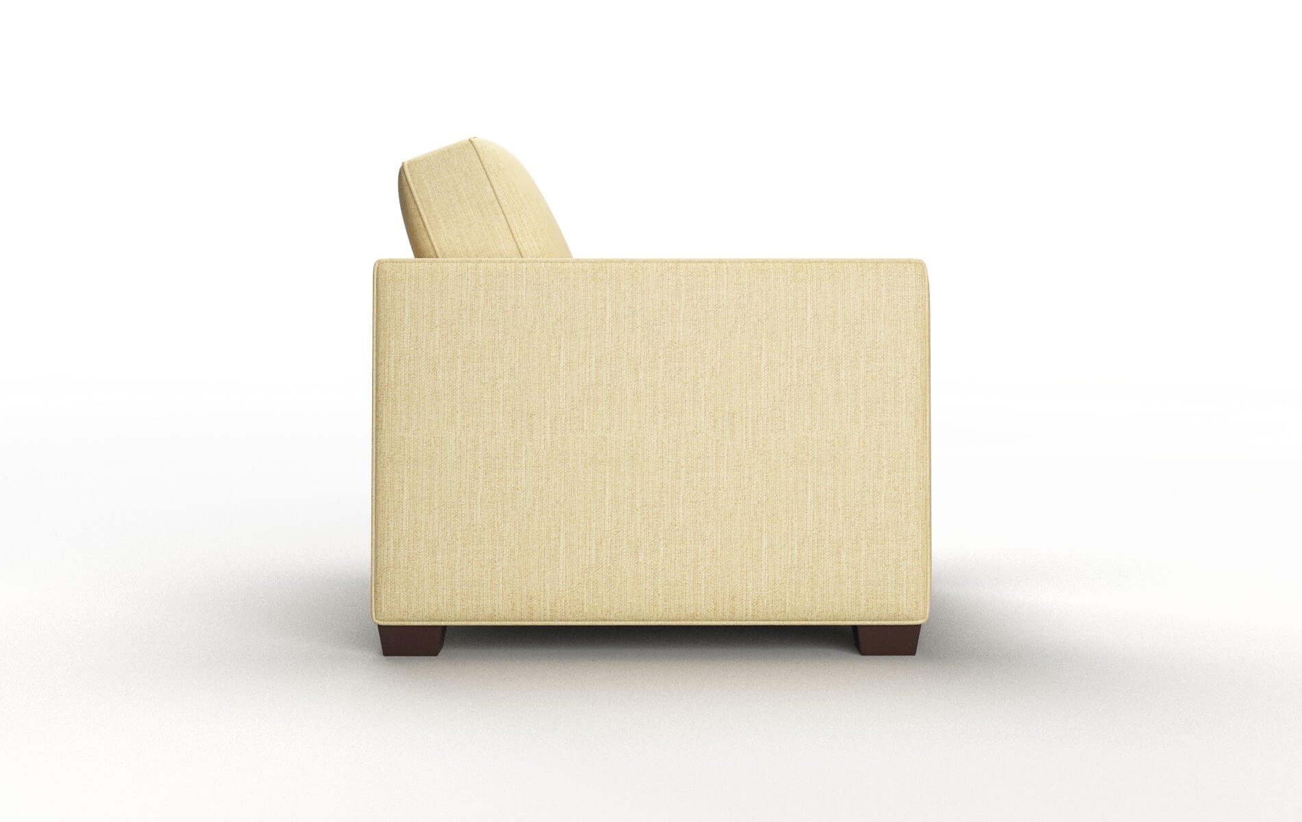 Calgary Malibu Maize Chair espresso legs 3