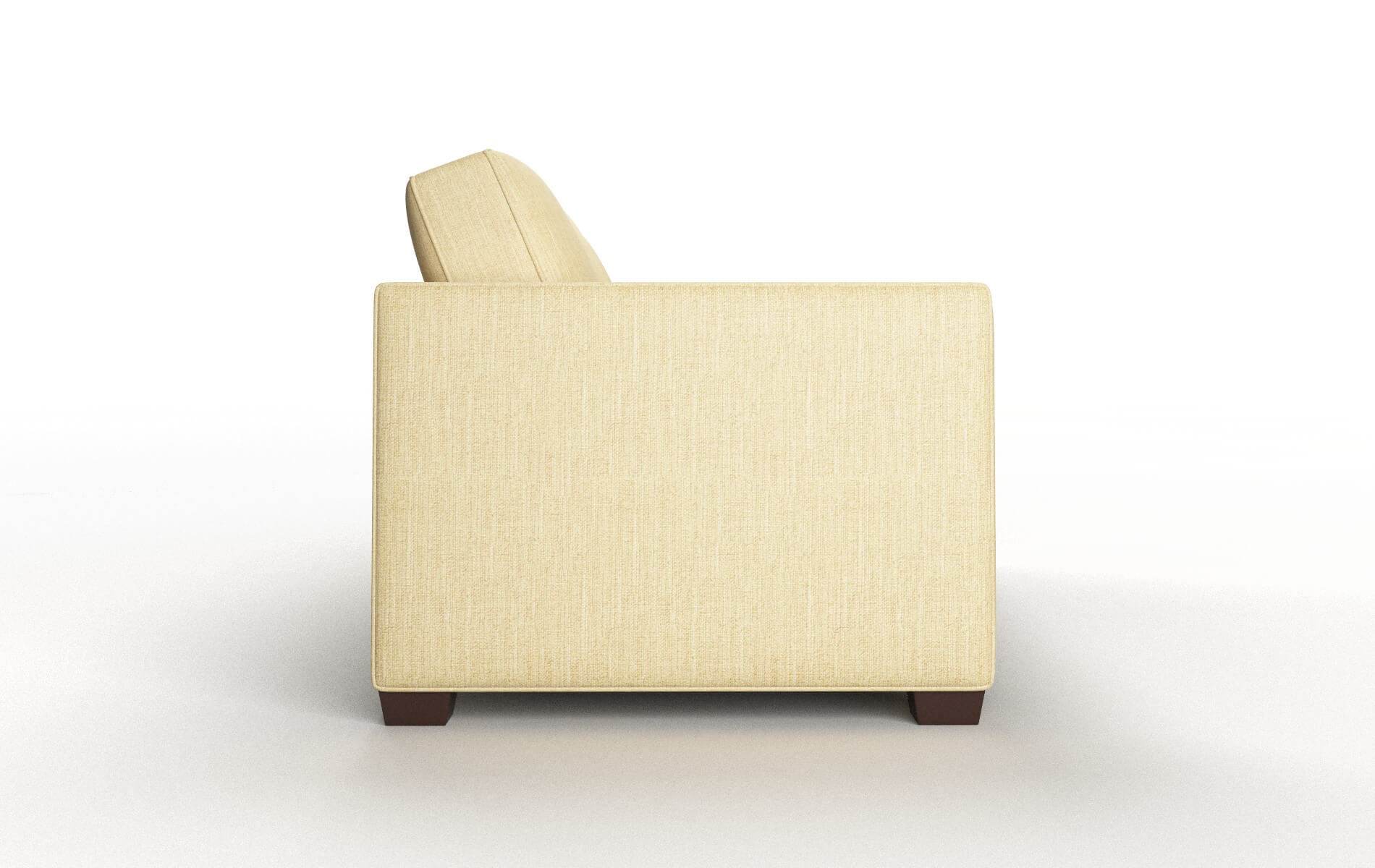 Calgary Malibu Maize Sofa espresso legs 3