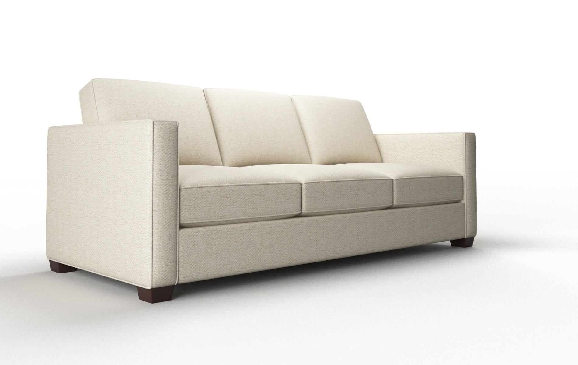 Calgary Malibu Sand Sofa espresso legs 2