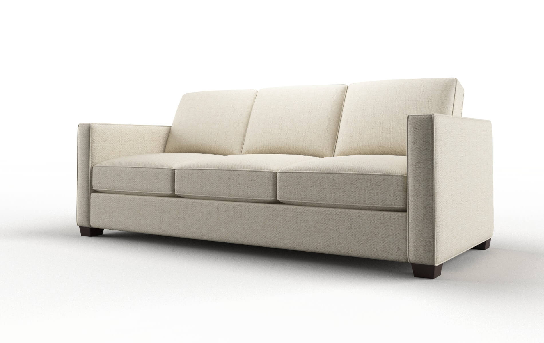 Calgary Malibu Sand Sofa espresso legs 4
