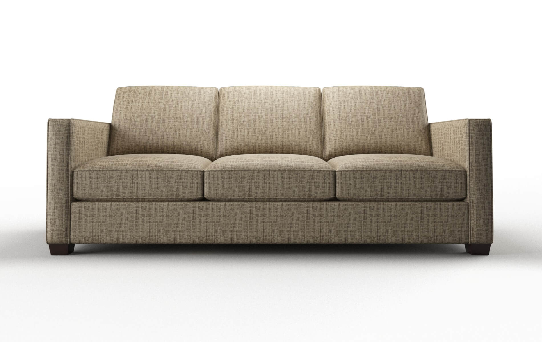 Calgary Marcy Camel Sofa espresso legs 1