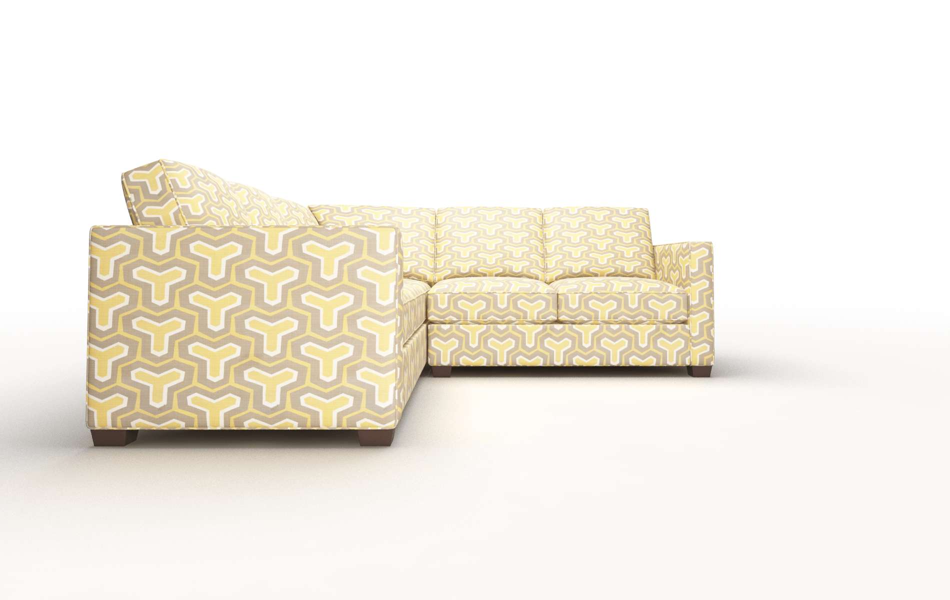 Calgary Merci Dijon Sectional espresso legs 2