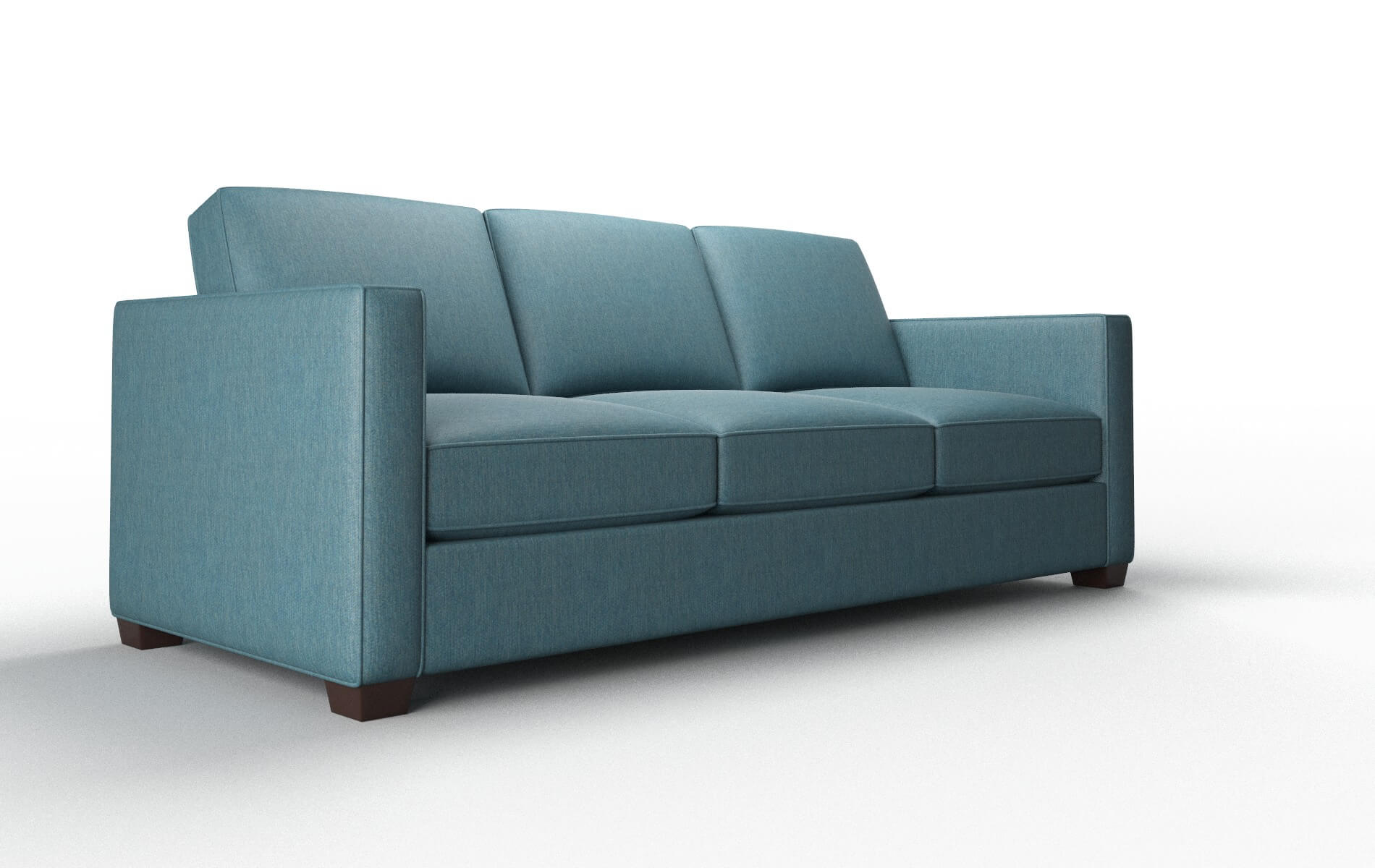 Calgary Merit Peacock Sofa espresso legs 2