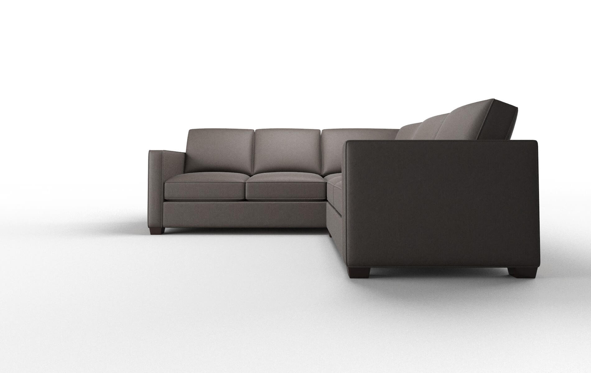 Calgary Naples Graphite Sectional espresso legs 5