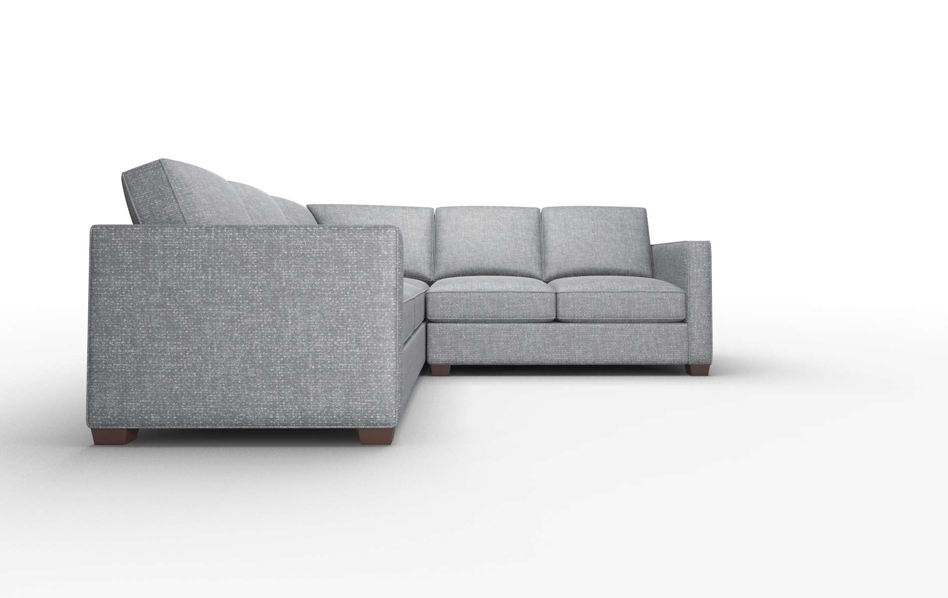 Calgary Notion Graphite Sectional espresso legs 2
