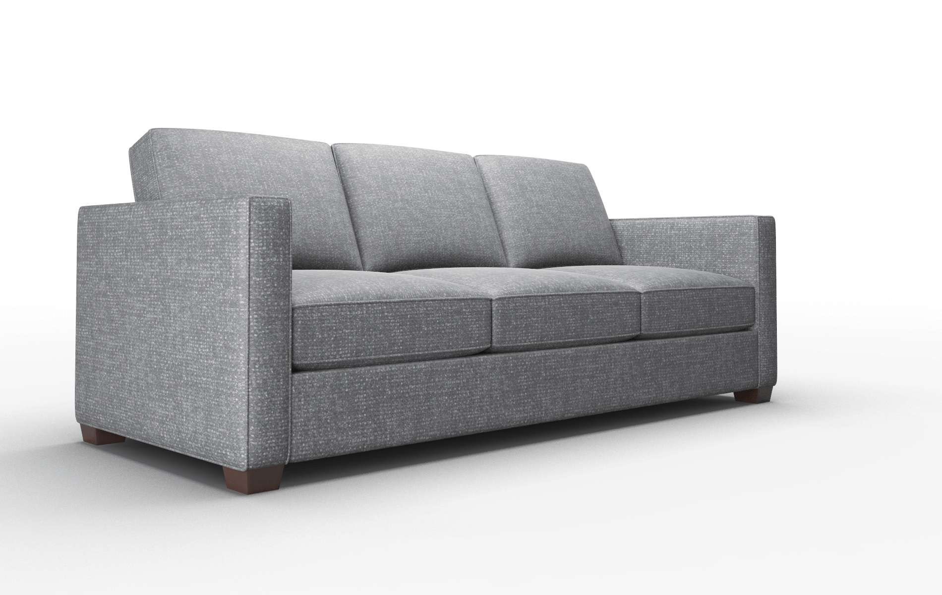 Calgary Notion Graphite Sofa espresso legs 2