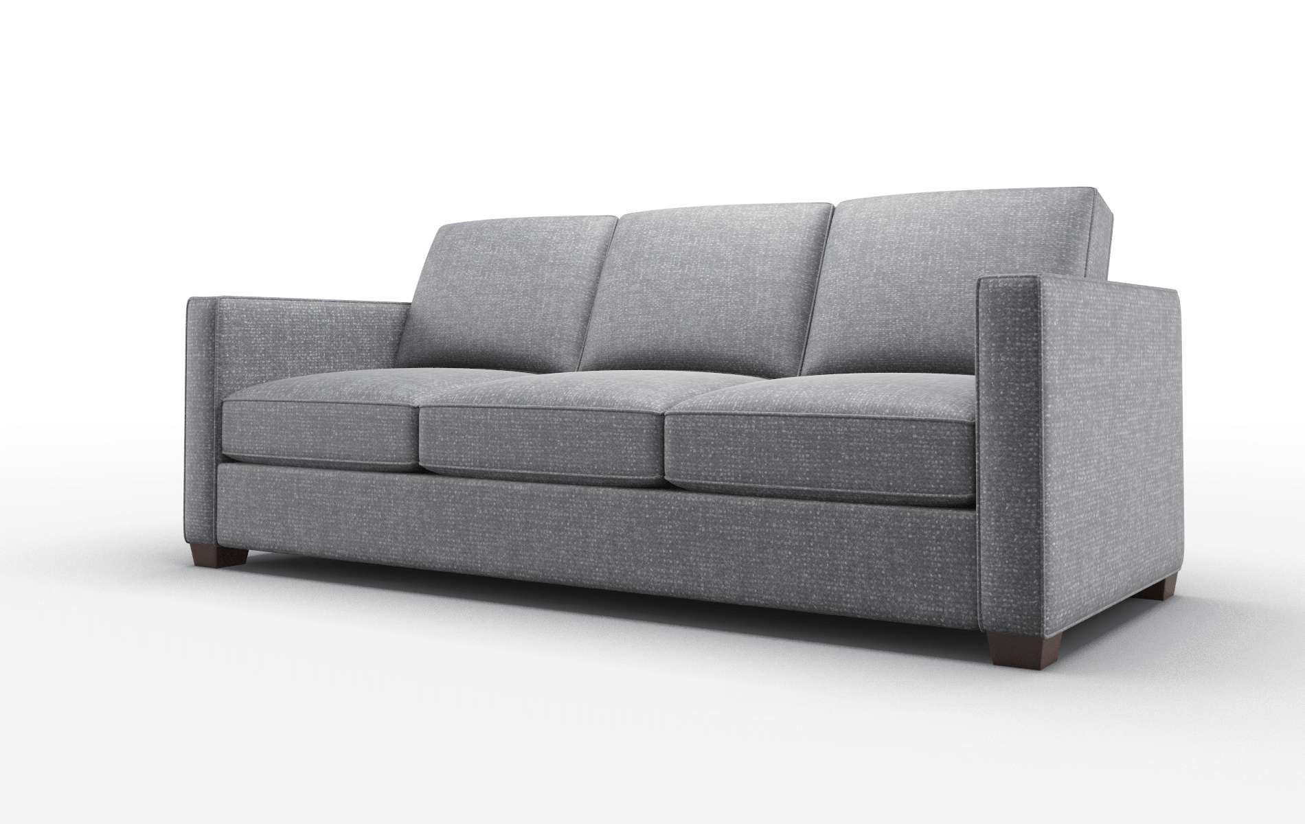 Calgary Notion Graphite Sofa espresso legs 4