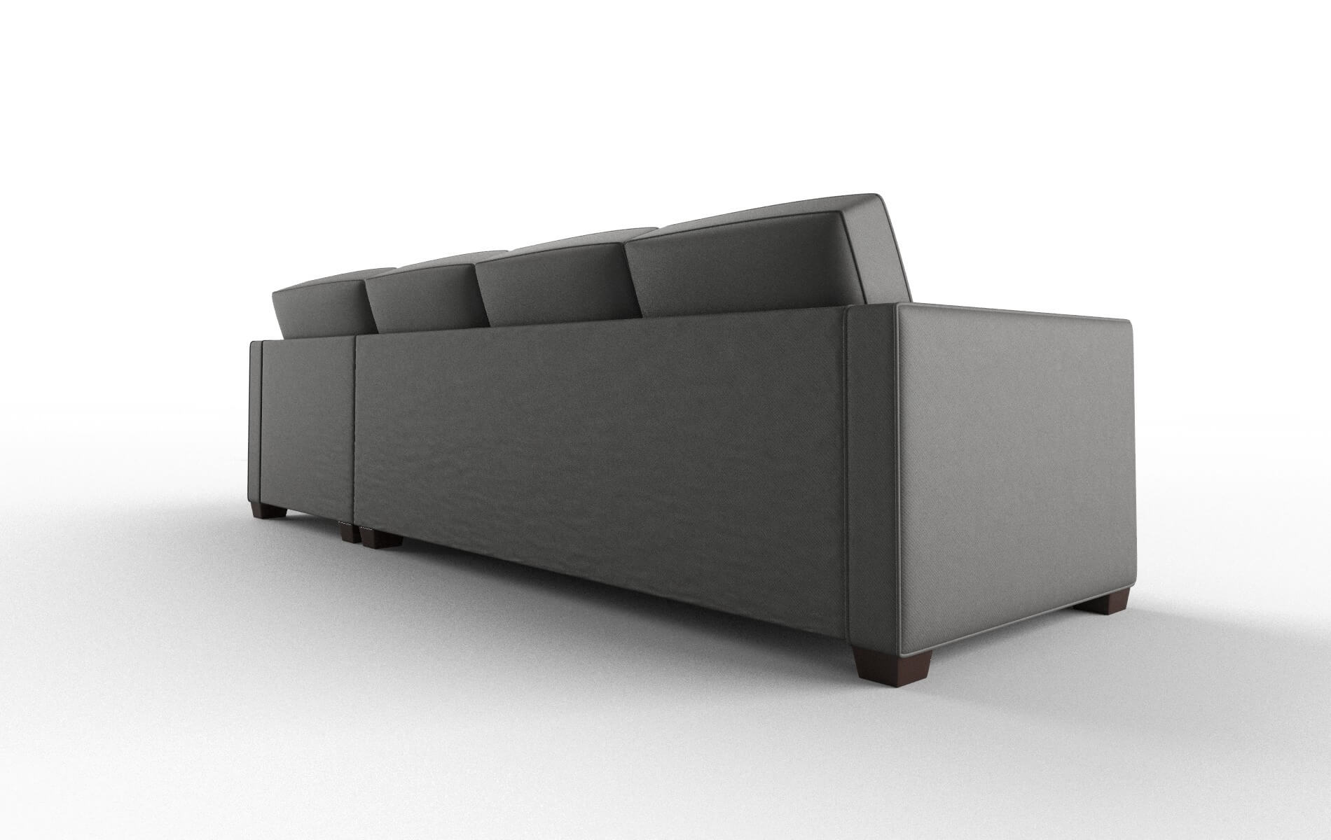 Calgary Oakley Charcoal Panel espresso legs 5