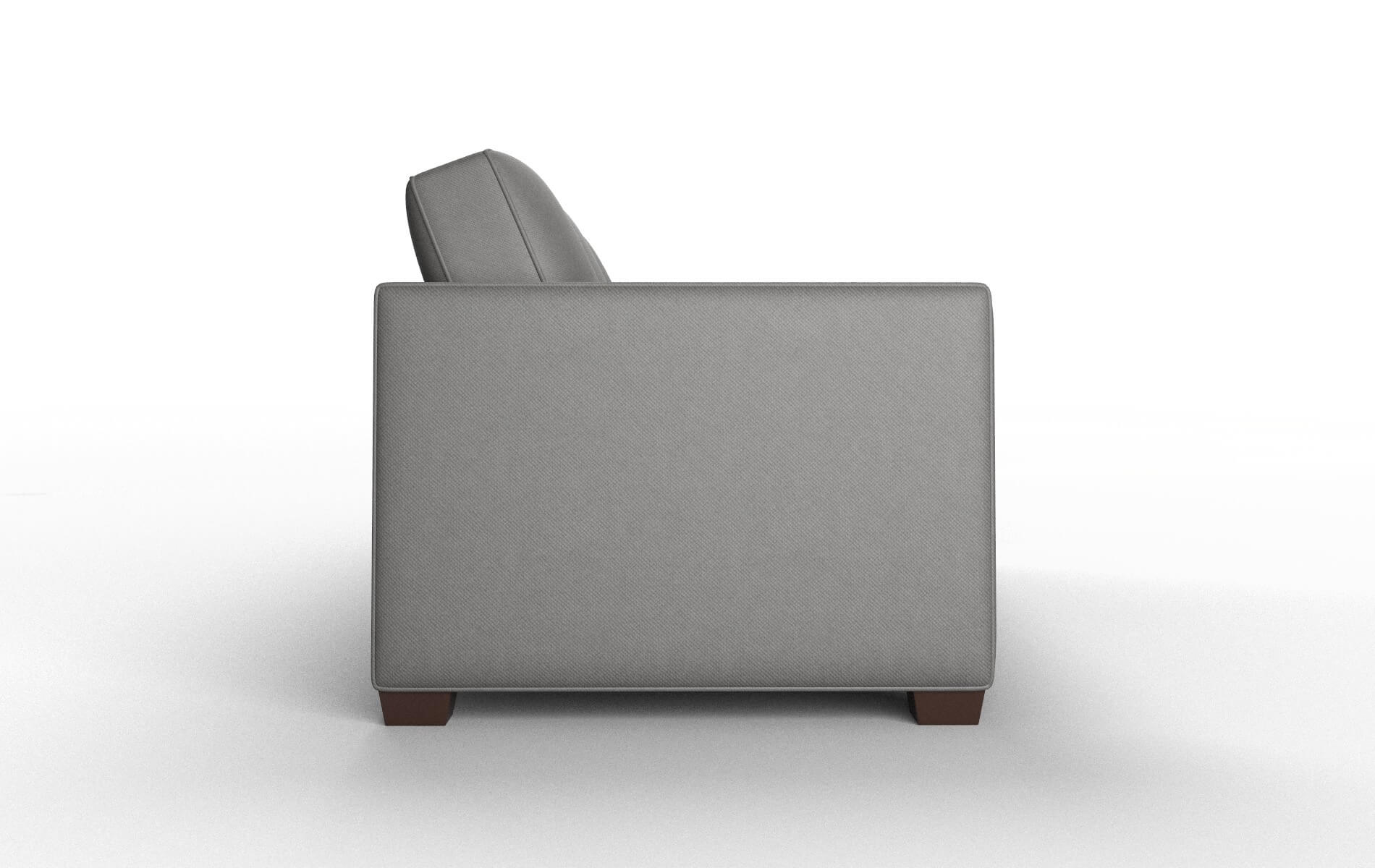 Calgary Oakley Charcoal Sofa espresso legs 3