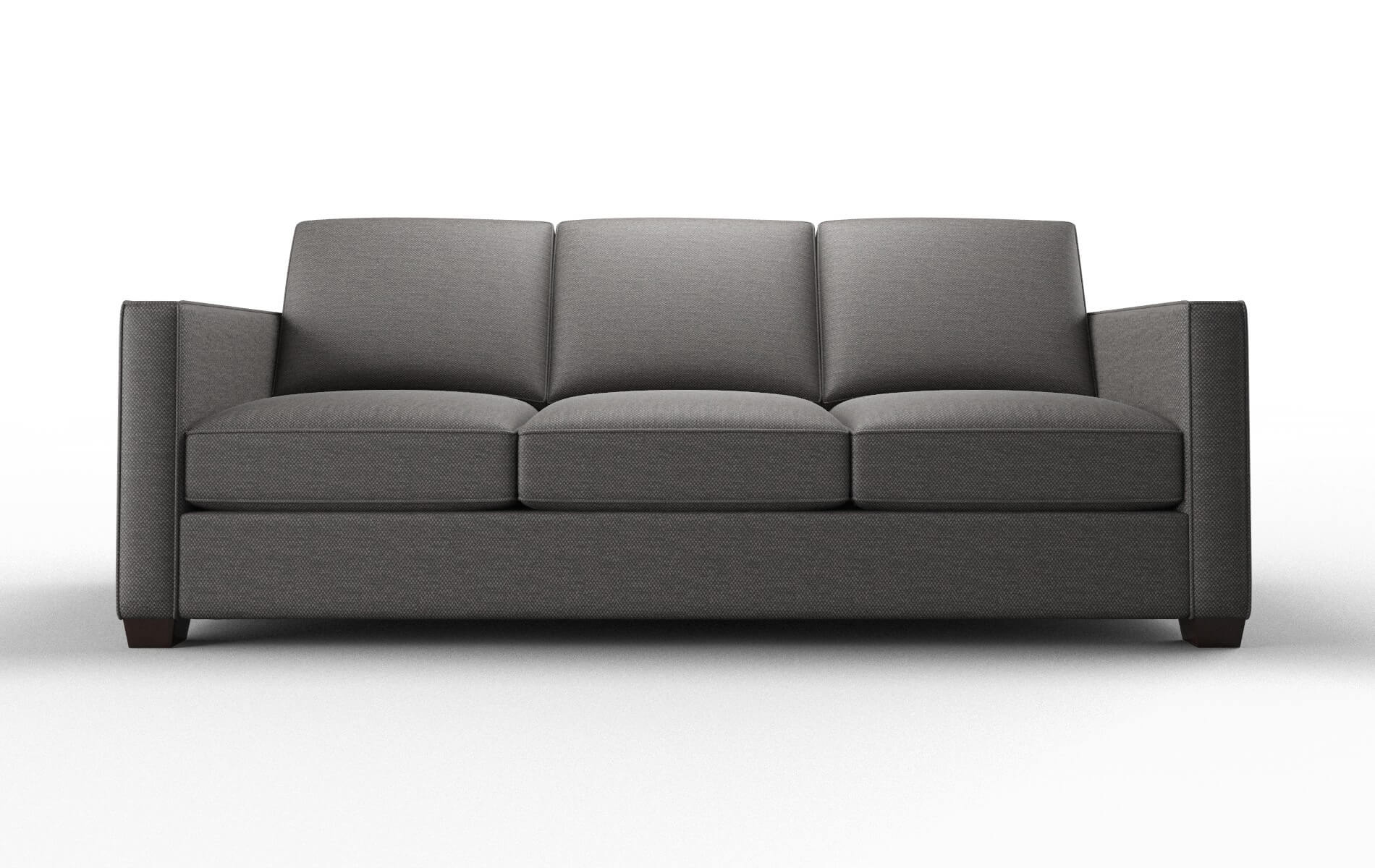 Calgary Oscar Charcoal Sofa espresso legs 1