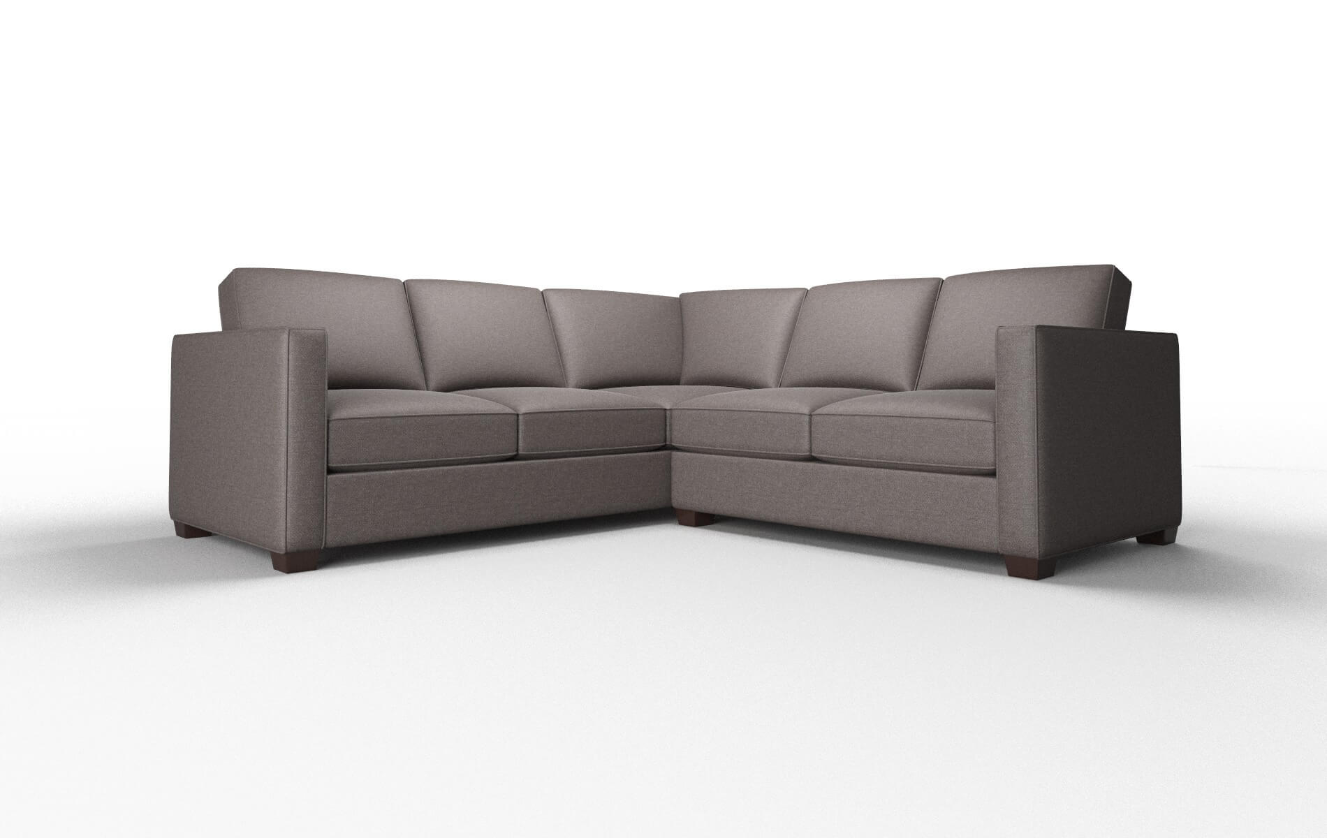 Calgary Oscar chocolate Sectional Espresso Legs  1