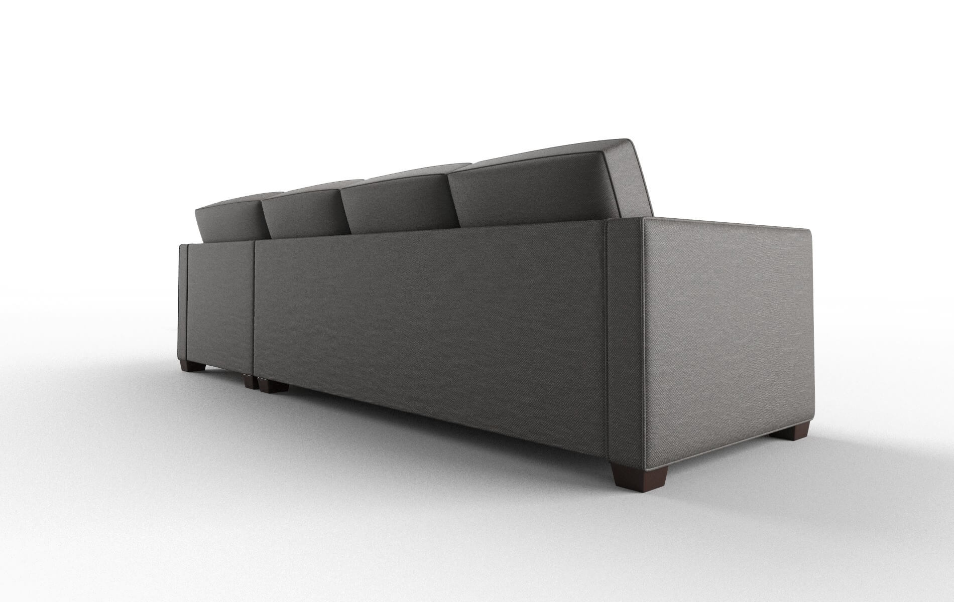 Calgary Oscar Grey Panel espresso legs 5