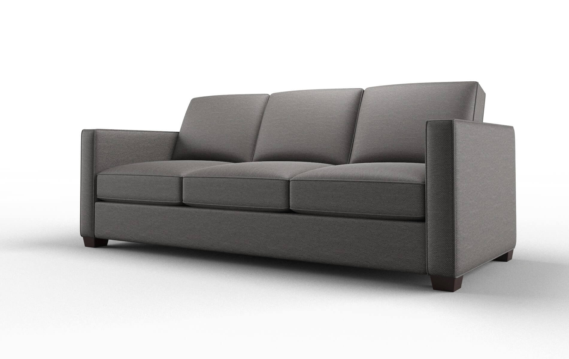 Calgary Oscar Grey Sofa espresso legs 4