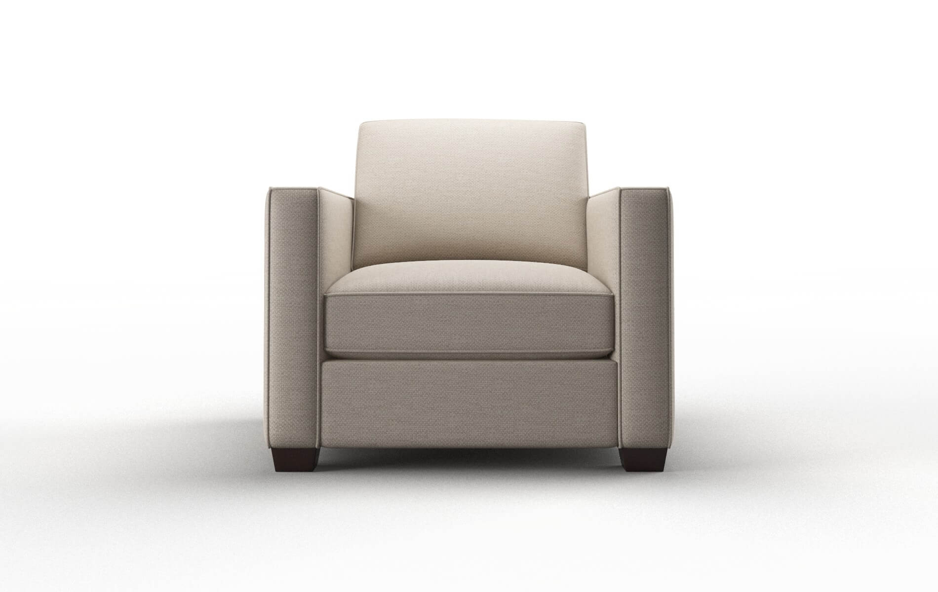Calgary Oscar linen Chair Espresso Legs  1