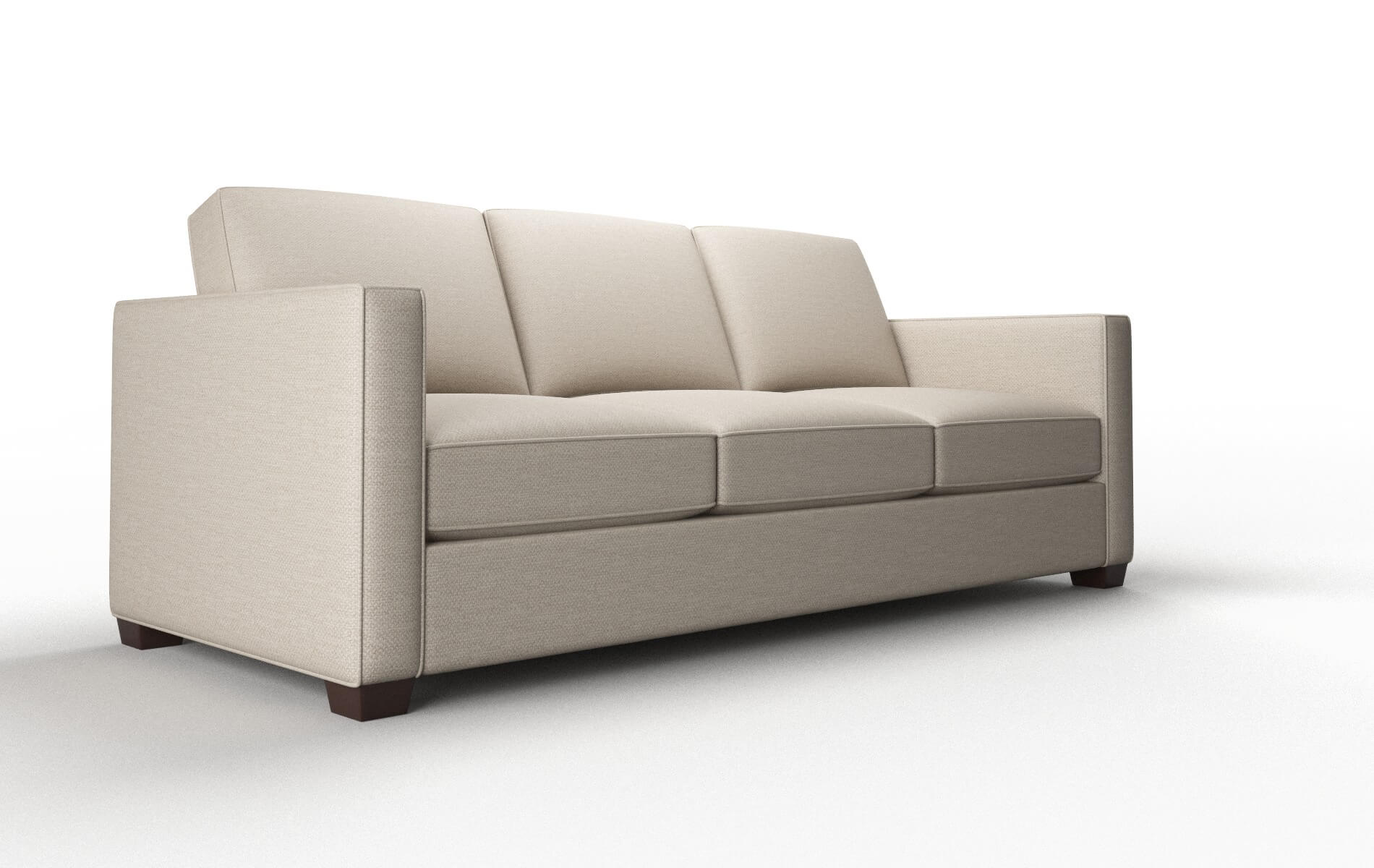 Calgary Oscar Linen Sofa espresso legs 2
