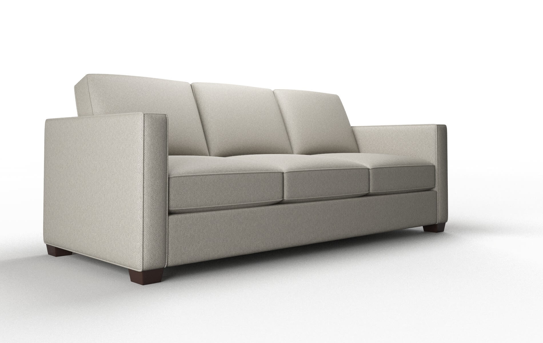 Calgary Oscar Silver Sofa espresso legs 2