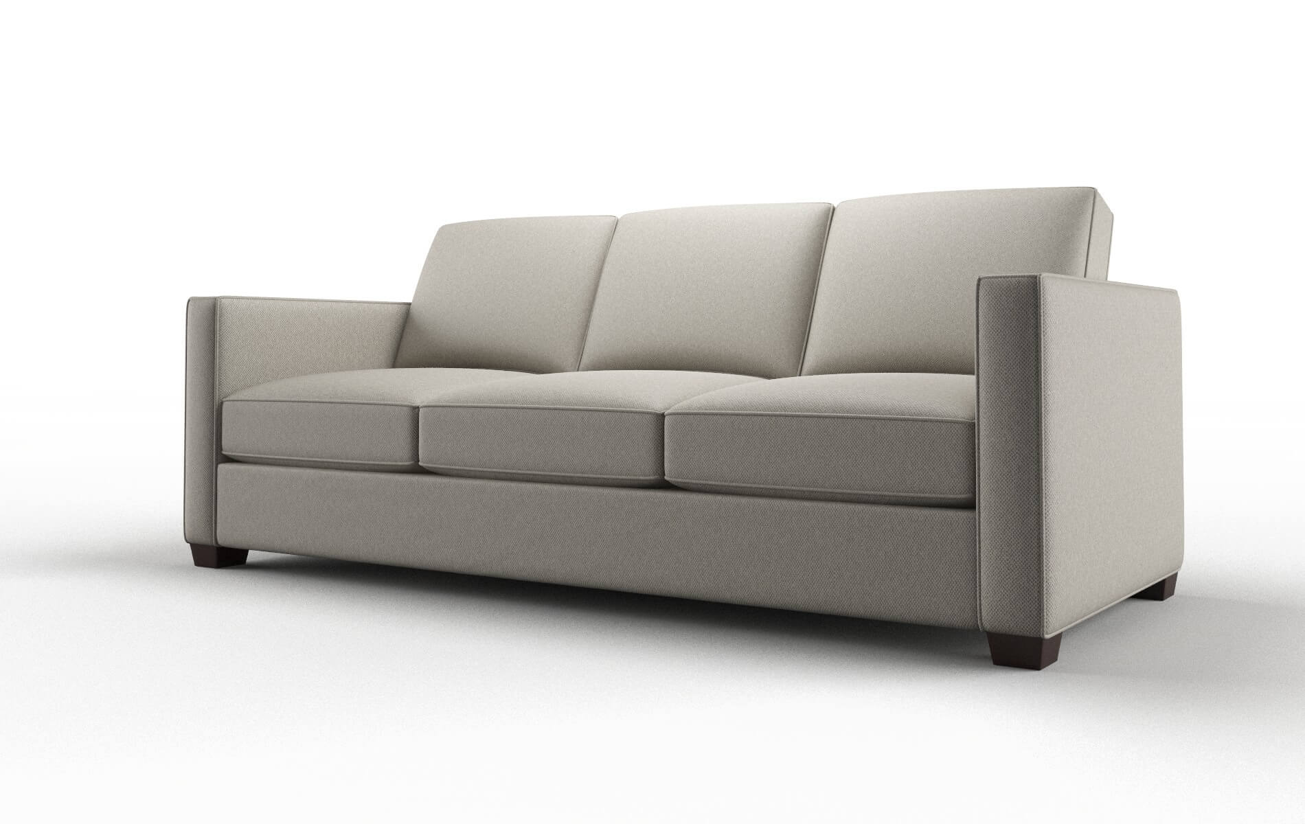 Calgary Oscar Silver Sofa espresso legs 4