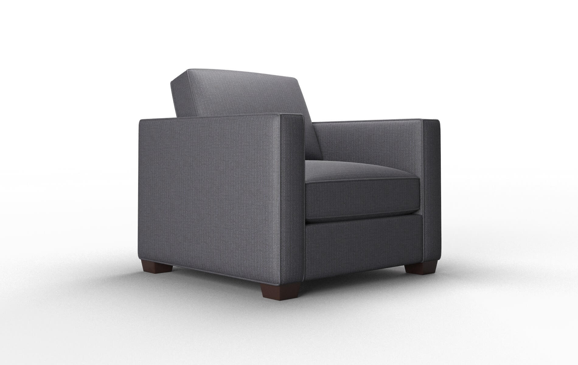 Calgary Parker Charcoal Chair espresso legs 2