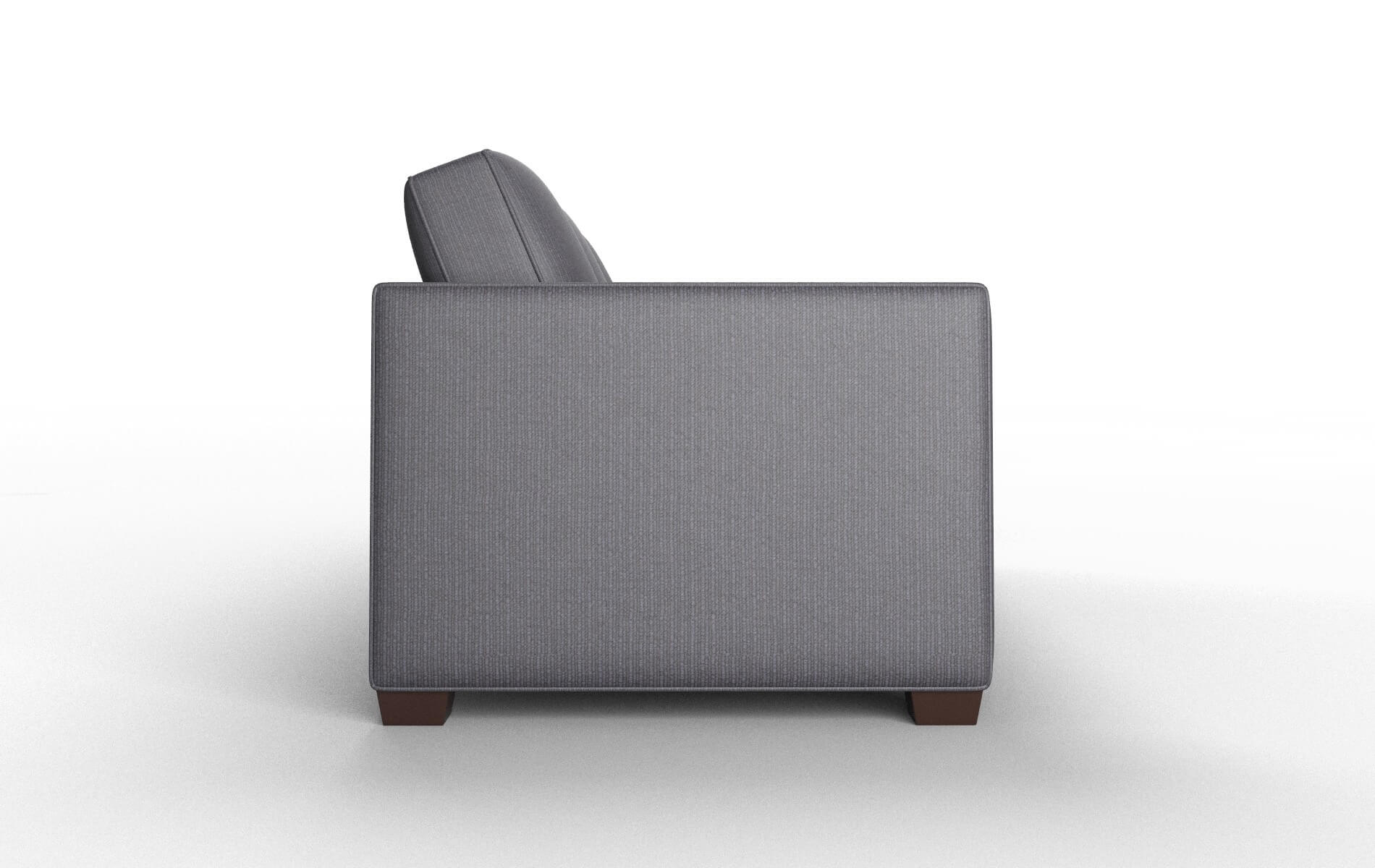 Calgary Parker Charcoal Sofa espresso legs 3