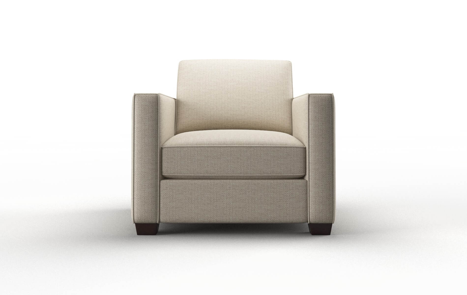 Calgary Parker linen Chair Espresso Legs  1