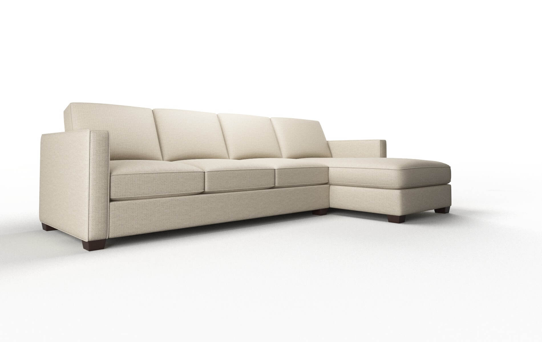 Calgary Parker Linen Panel espresso legs 2