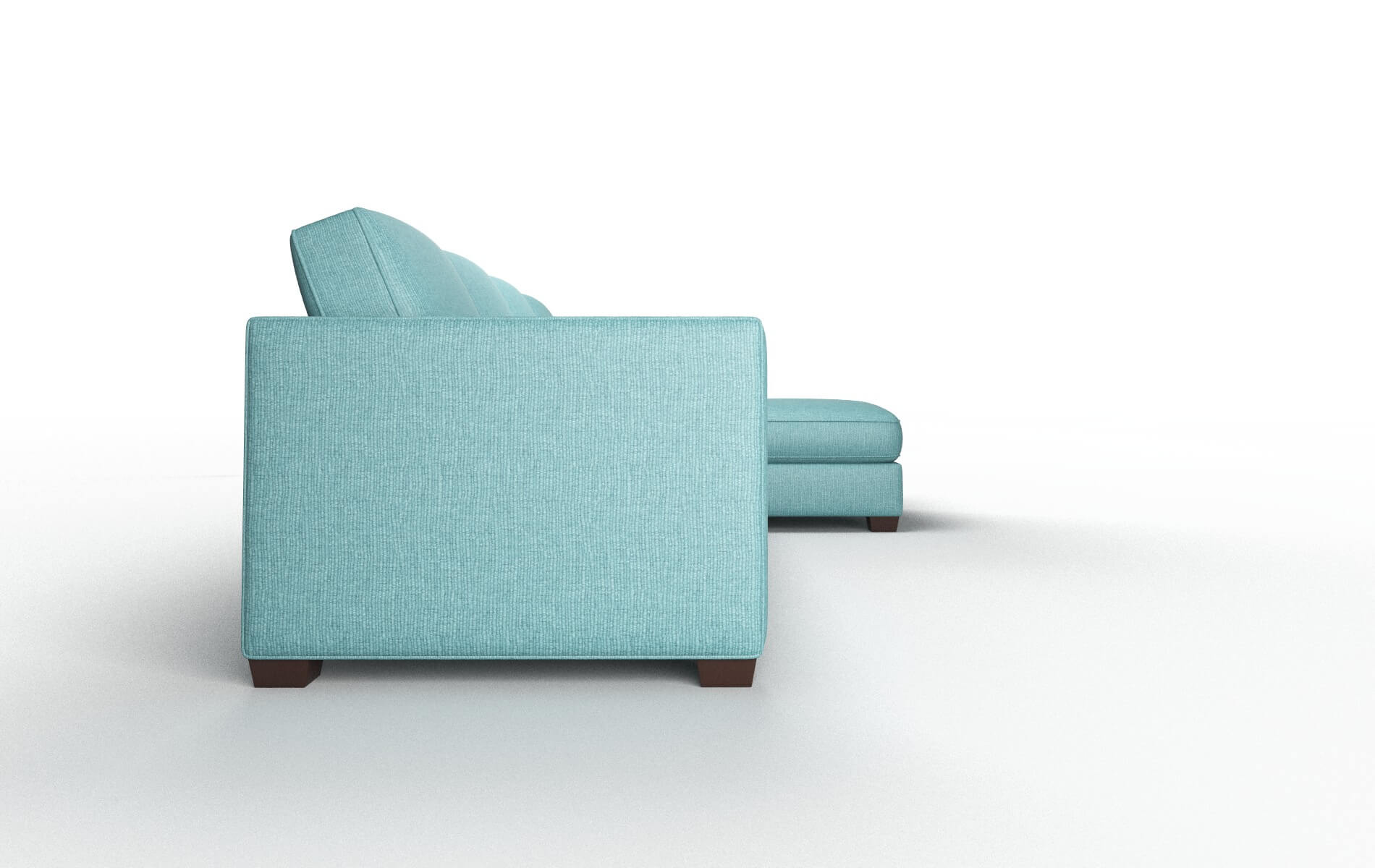 Calgary Parker Turquoise Panel espresso legs 3