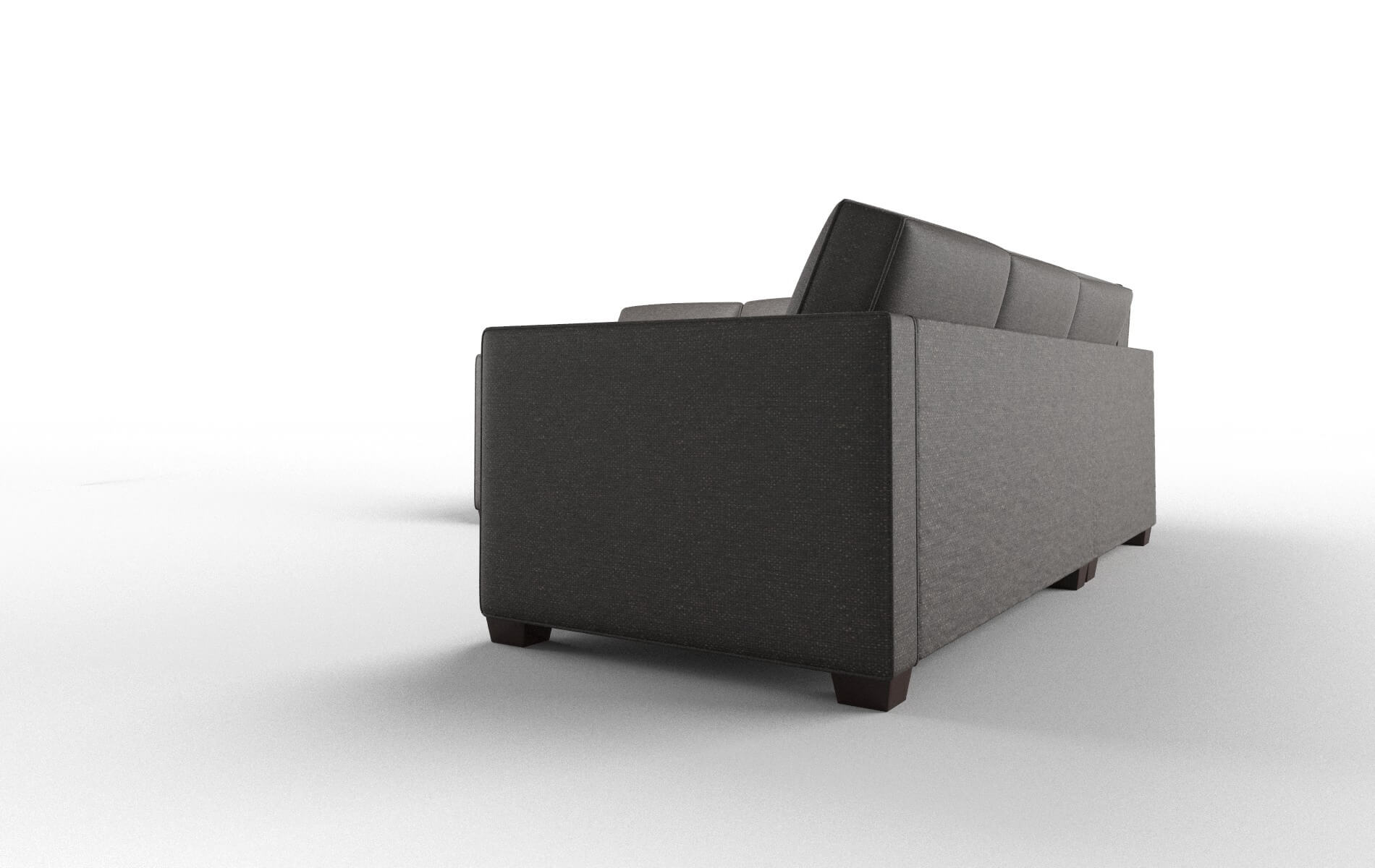 Calgary Phoenix Chocolate Sectional espresso legs 4