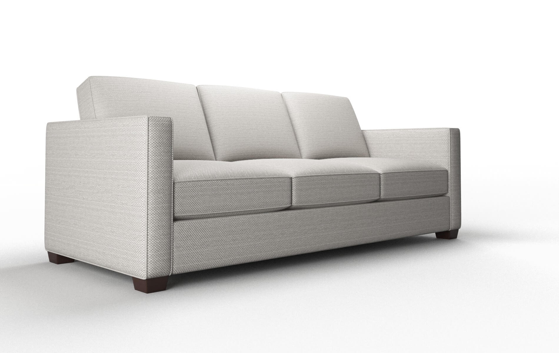 Calgary Phoenix Silver Sofa espresso legs 2