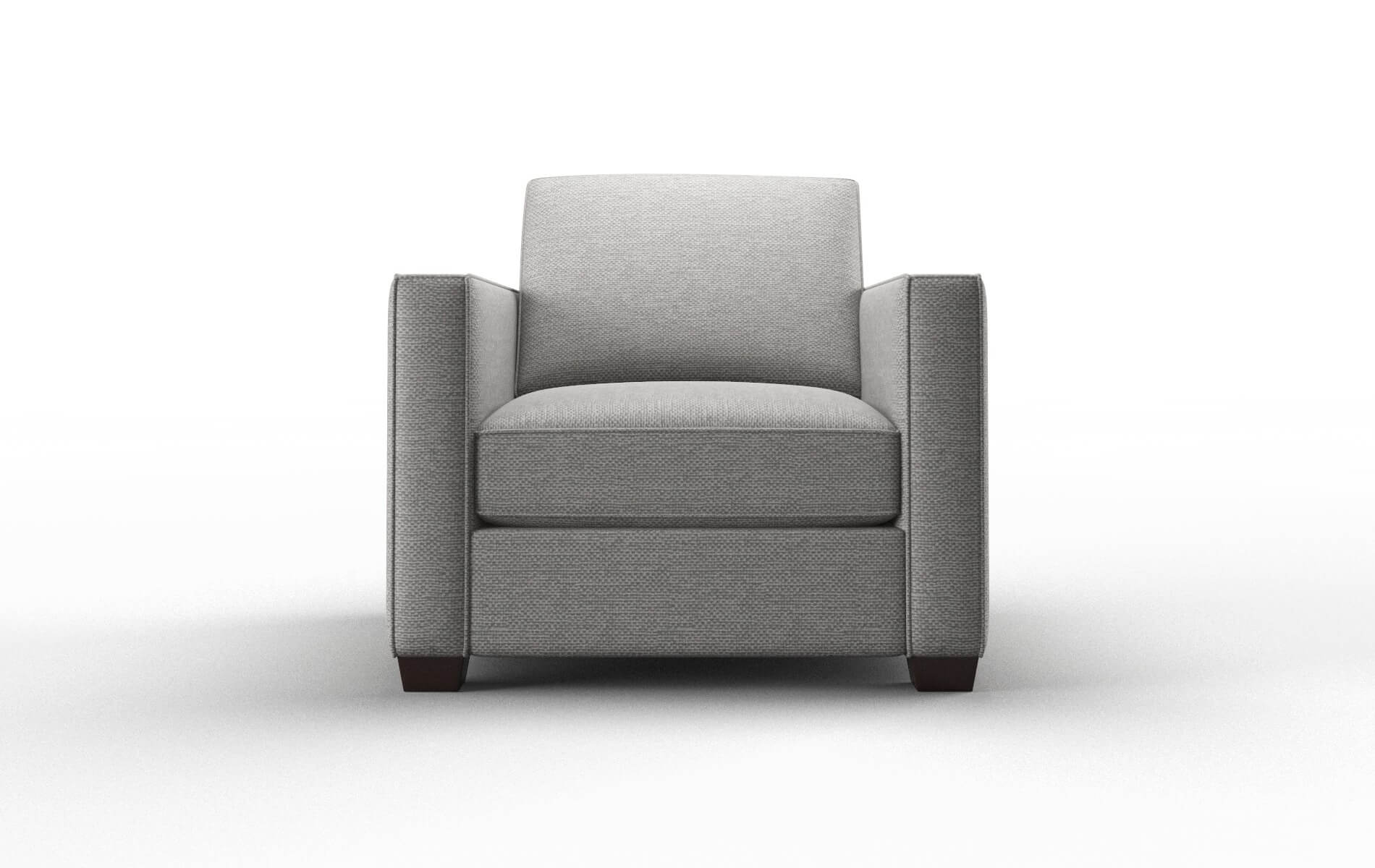 Calgary Phoenix smoke Chair Espresso Legs  1