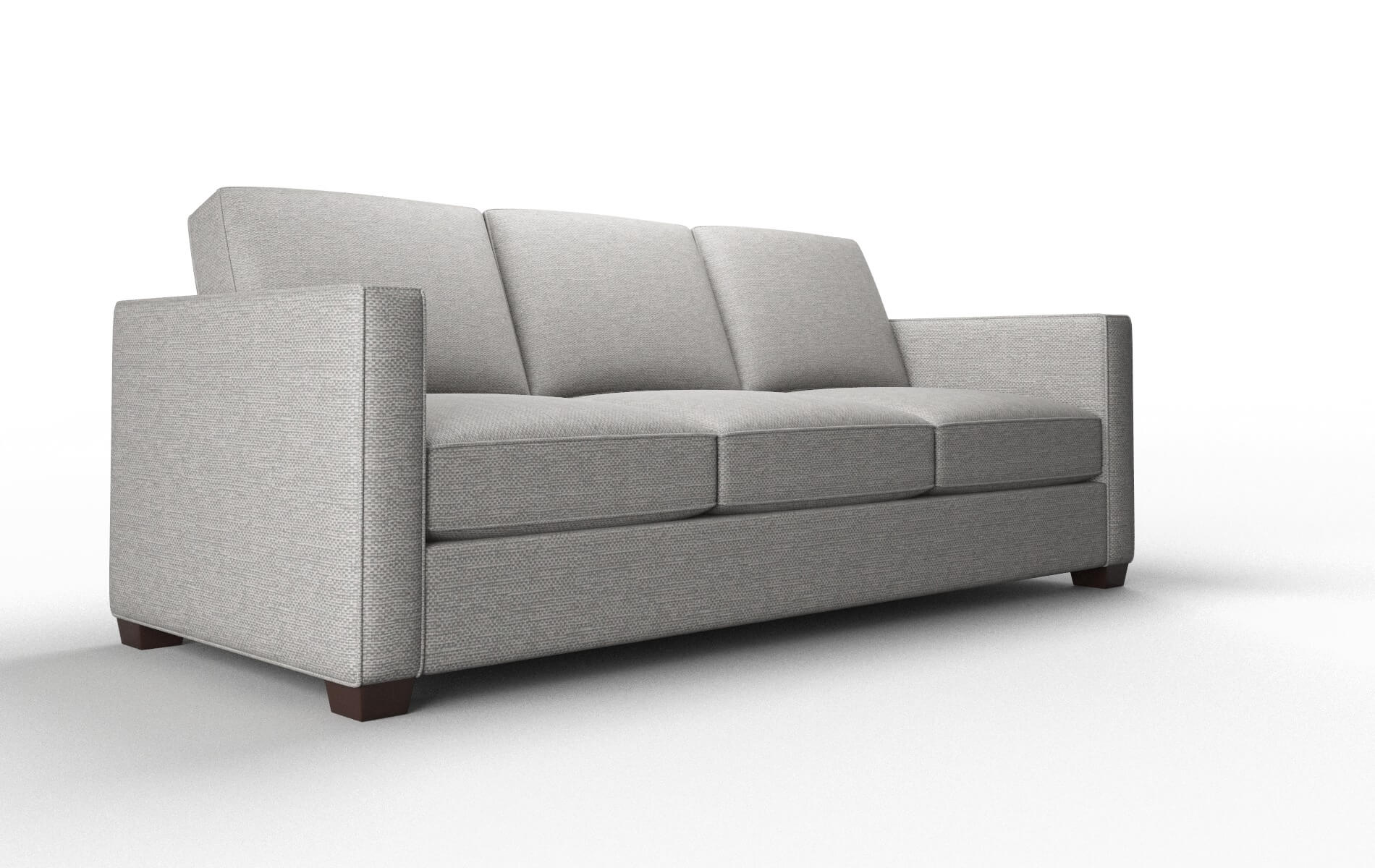 Calgary Phoenix Smoke Sofa espresso legs 2