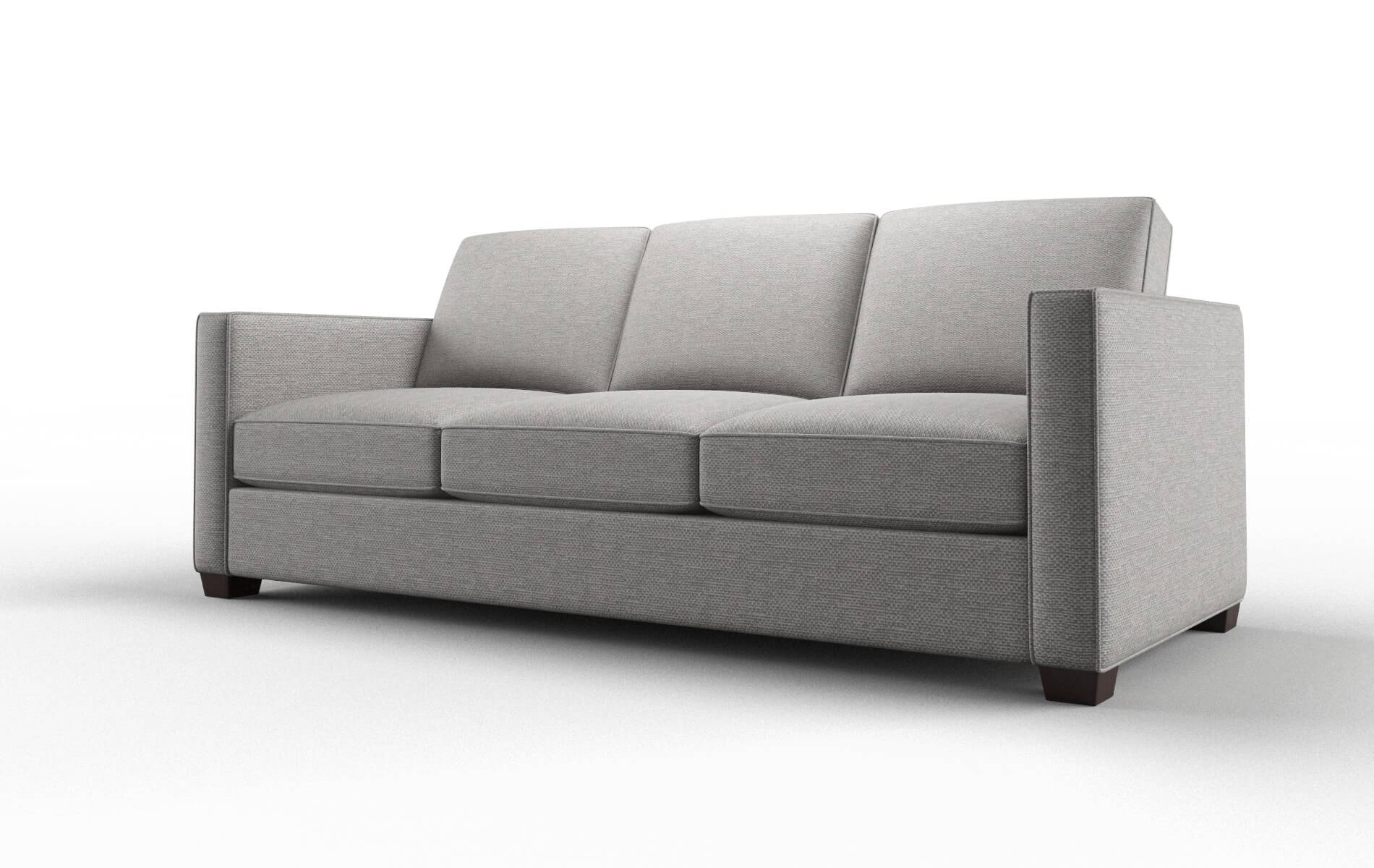 Calgary Phoenix Smoke Sofa espresso legs 4