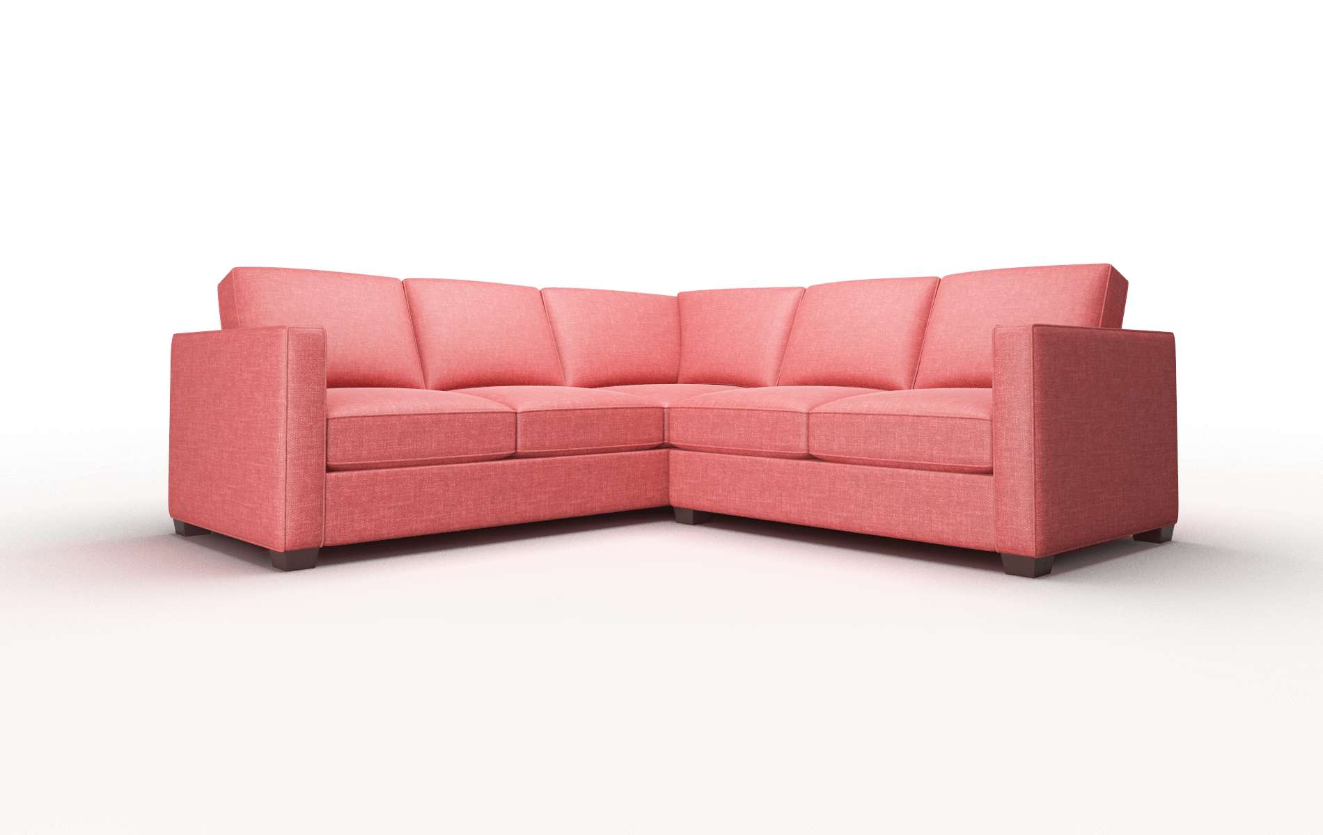 Calgary Portland Berry Sectional espresso legs 1