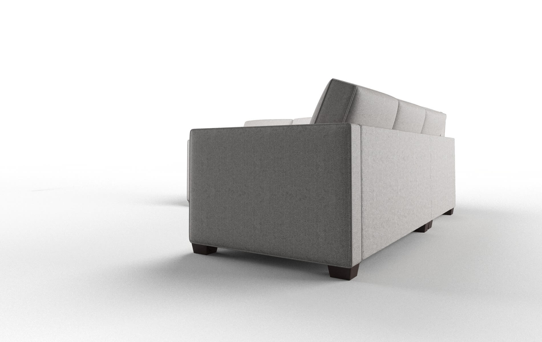 Calgary Prime Ash Sectional espresso legs 4