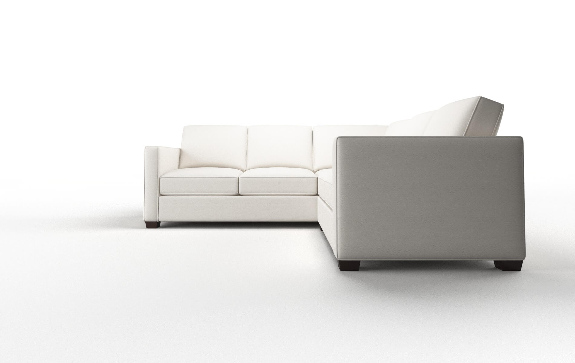 Calgary Redondo Pearl Sectional espresso legs 5