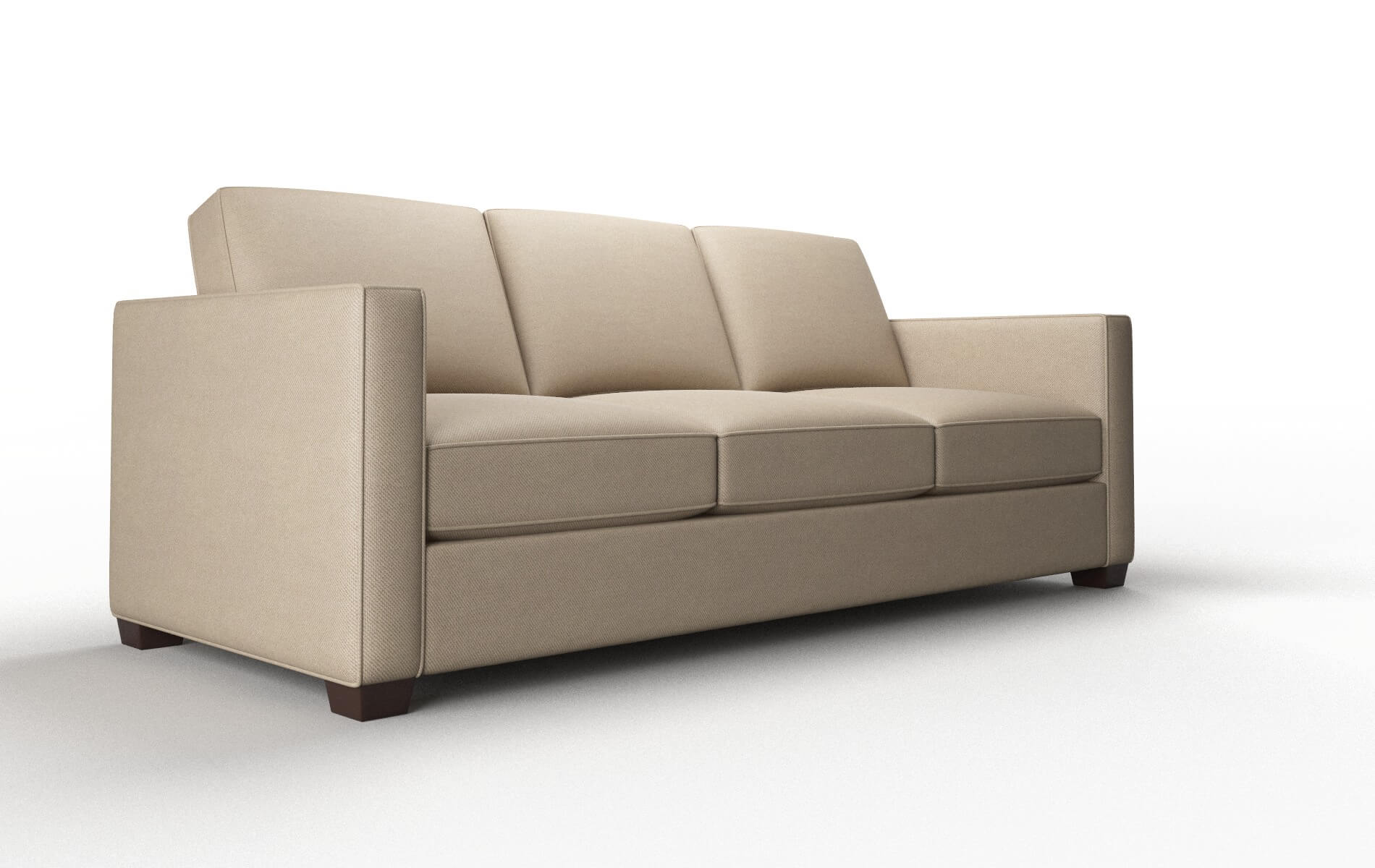 Calgary Rocket Cappuccino Sofa espresso legs 2