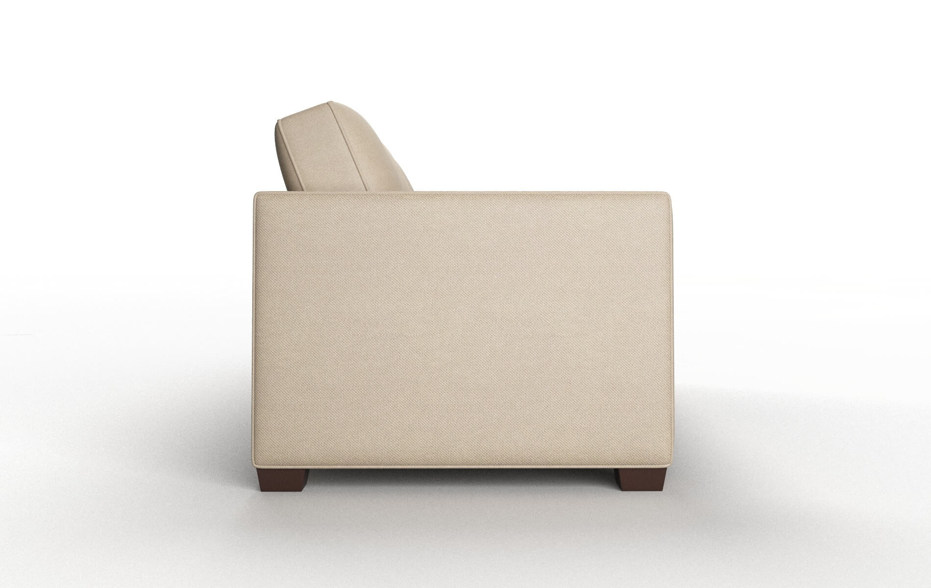 Calgary Rocket Cappuccino Sofa espresso legs 3