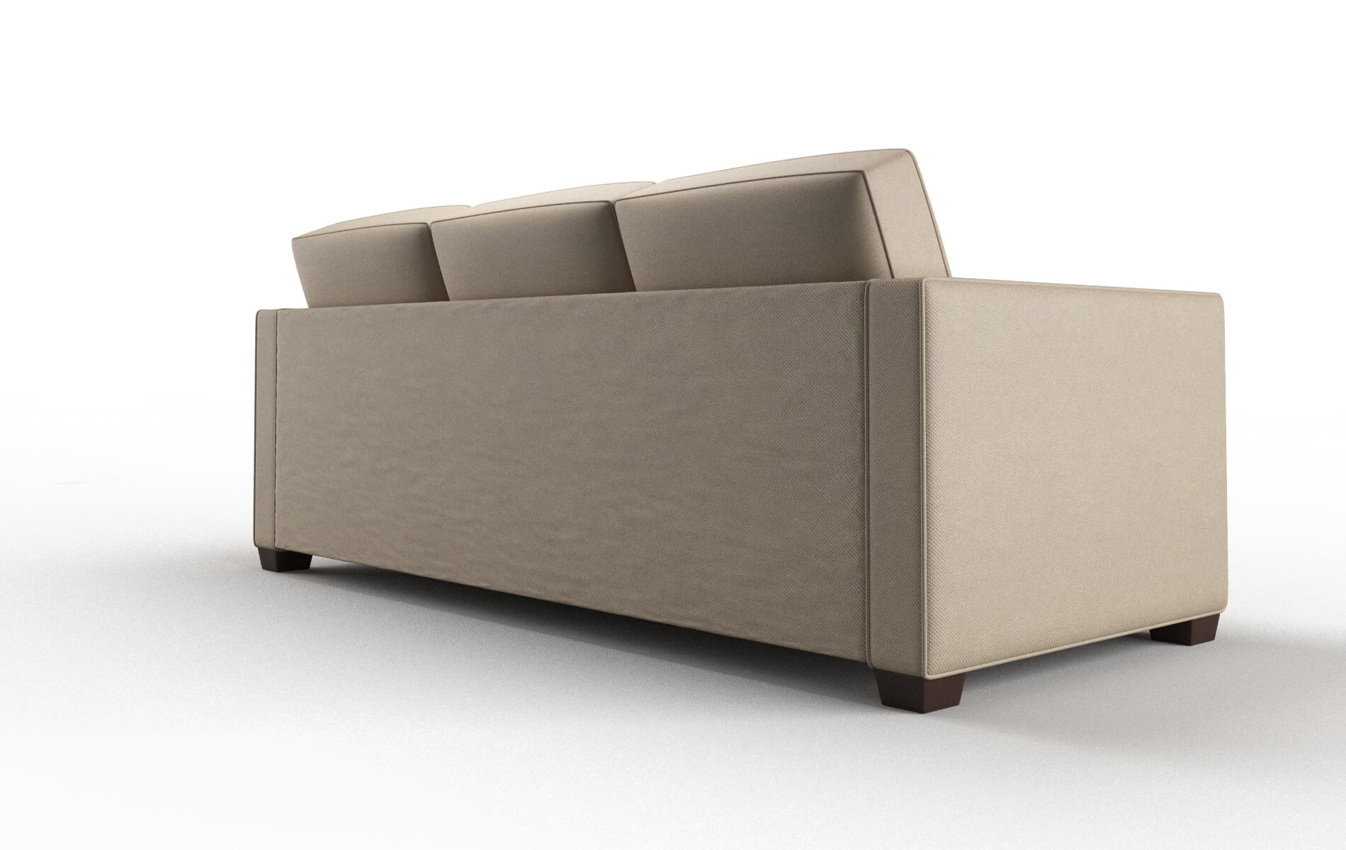 Calgary Rocket Cappuccino Sofa espresso legs 5