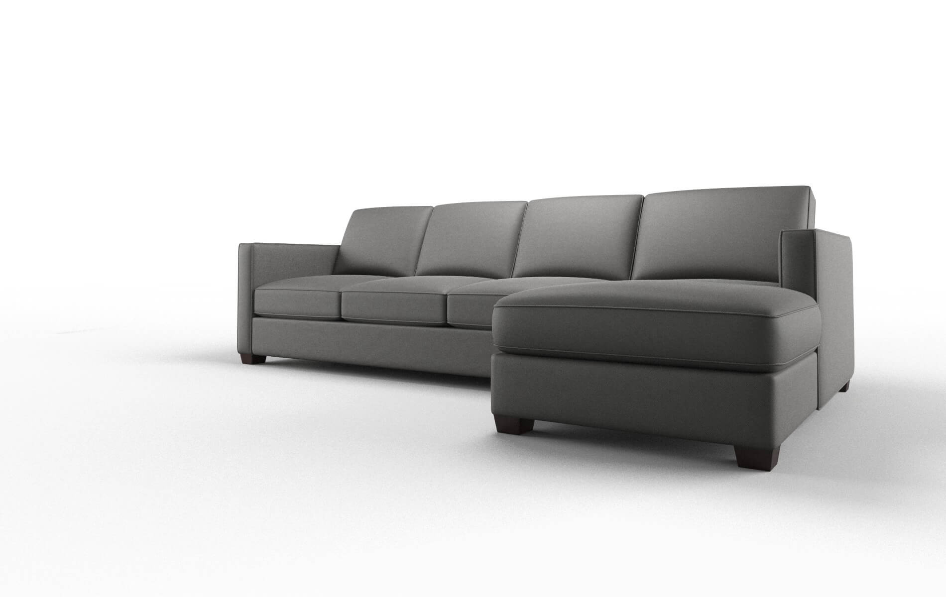 Calgary Rocket Charcoal Panel espresso legs 4