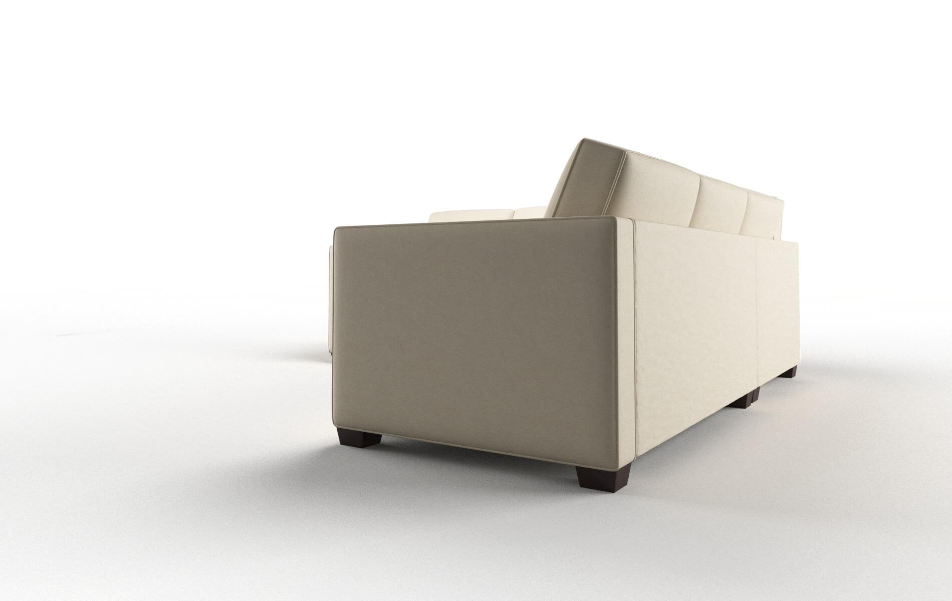 Calgary Rocket Sand Sectional espresso legs 4