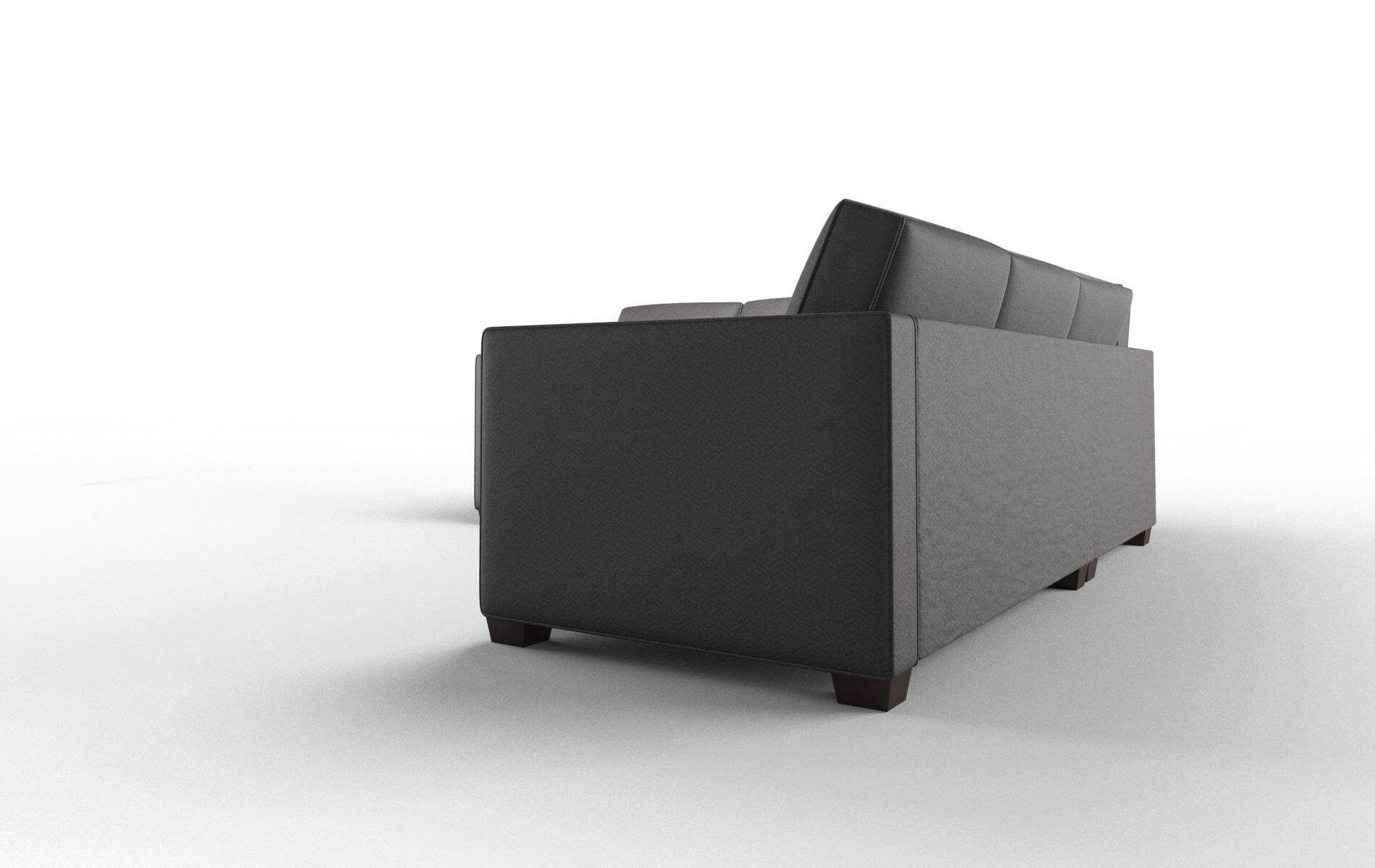 Calgary Royale Eclipse Sectional espresso legs 4