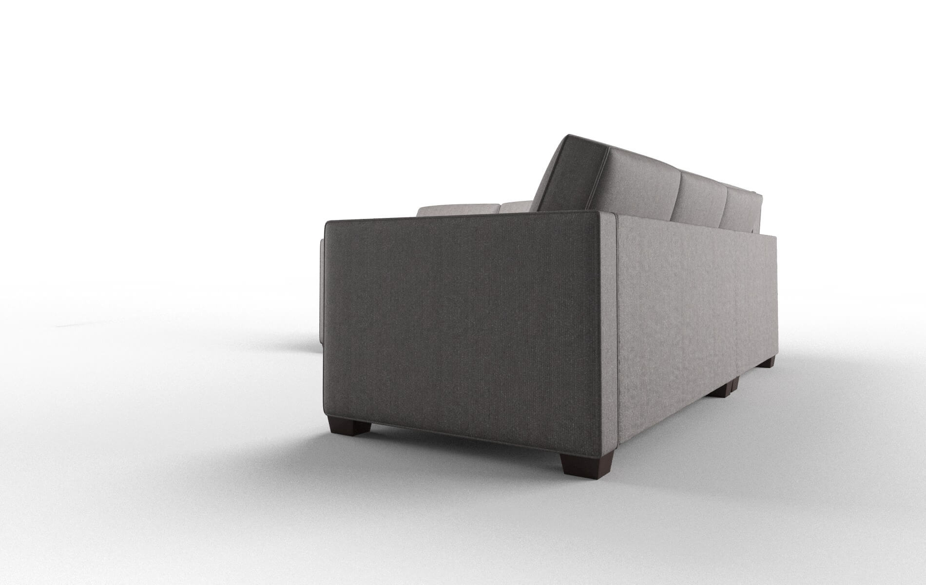 Calgary Sasha Granite Sectional espresso legs 4