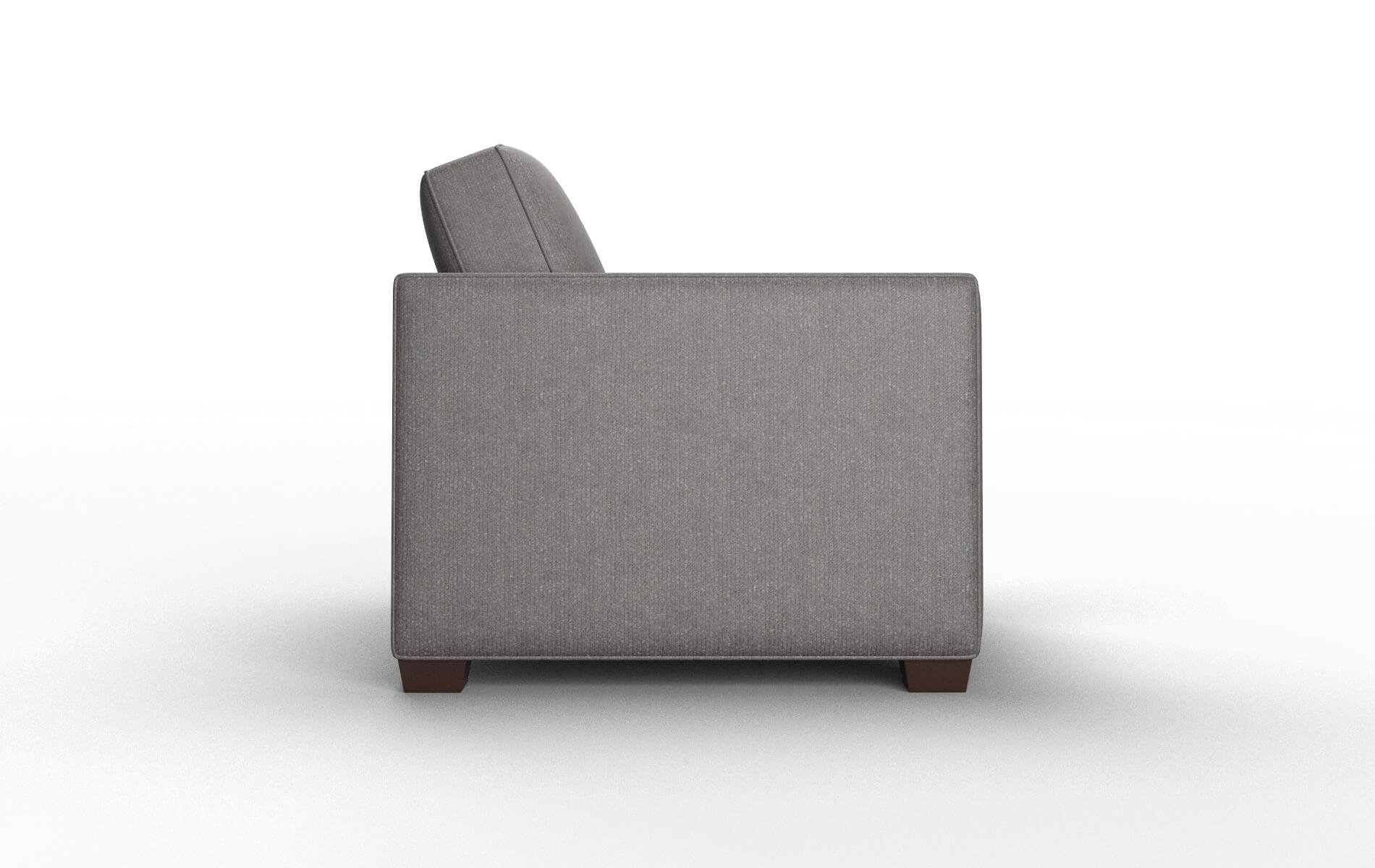 Calgary Sasha Grey Chair espresso legs 3