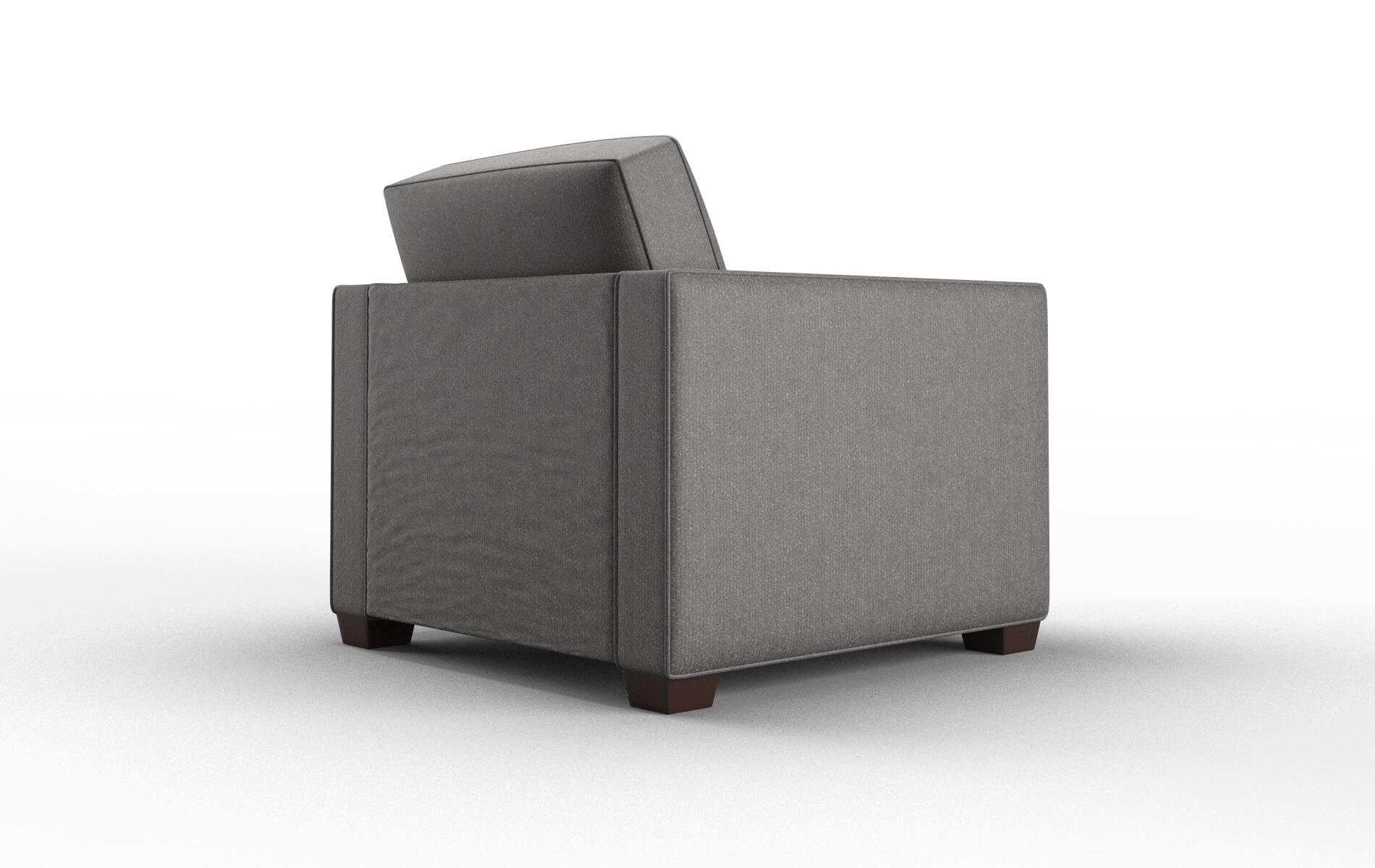 Calgary Sasha Grey Chair espresso legs 5
